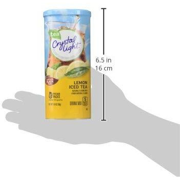 Crystal Light Lemon Iced Tea Drink Mix, 12-Quart Canister (Pack Of 3)