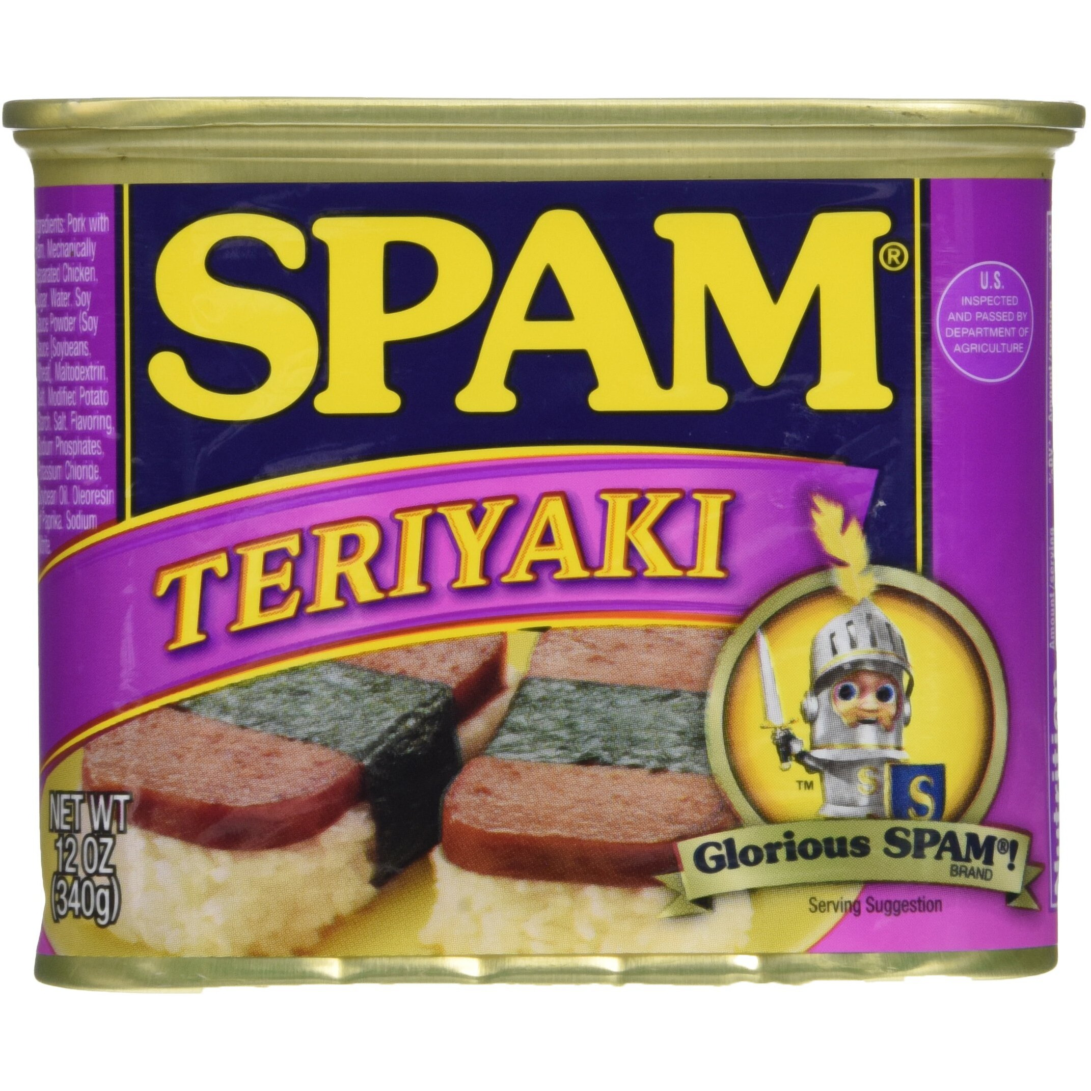 Teriyaki Spam 12 Oz Pack Of 3