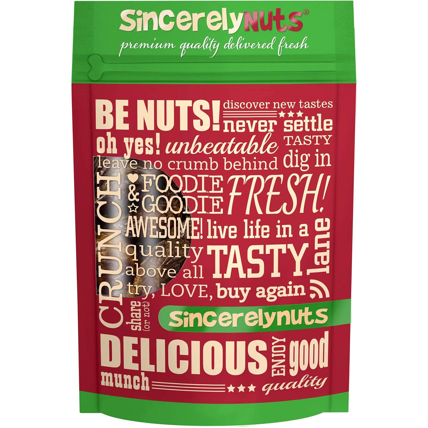 Sincerely Nuts Large Unsweetened Medjool Dates, 3Lb - Fresh, No Sugar Added Date Fruit Snack - Unsulfured Medjools With Rich Natural Flavor Extra Large & Fancy Dates - Kosher, Gluten-Free And Vegan