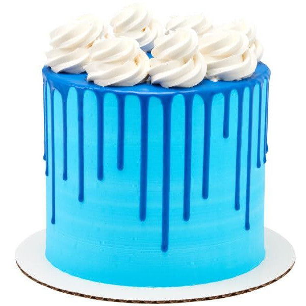 Decopac Cake Drip, Royal Blue Color, Vanilla Flavor, Matte Like Chocolate, 6.35 Oz