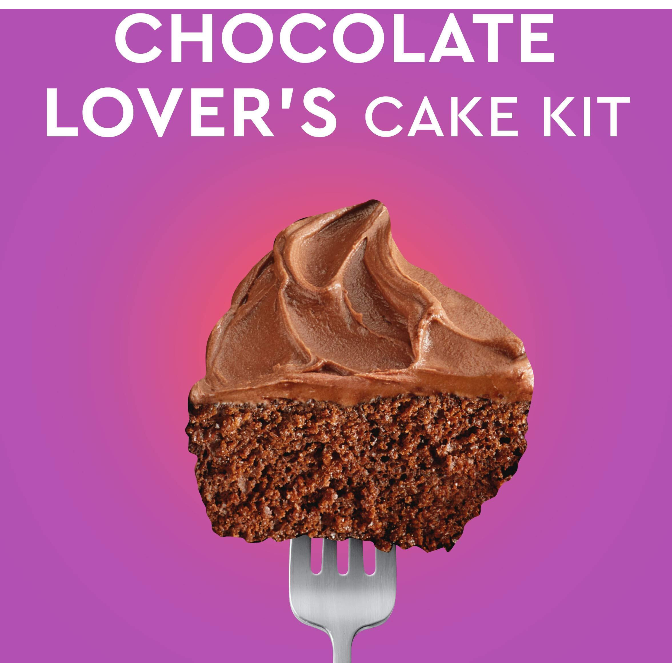 Duncan Hines Easy Cake Kit Chocolate Lover's Cake Mix, 8.4 Oz