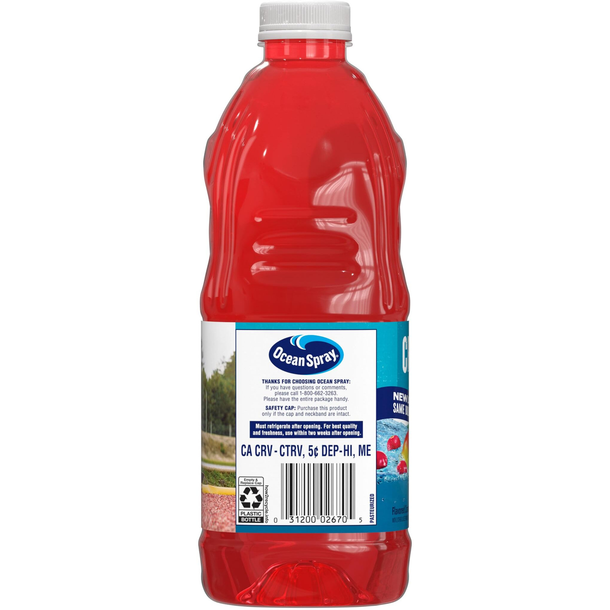 Ocean Spray Cran-Tropical Cranberry Tropical Juice Drink, 64 Fl Oz Bottle (Pack Of 8)