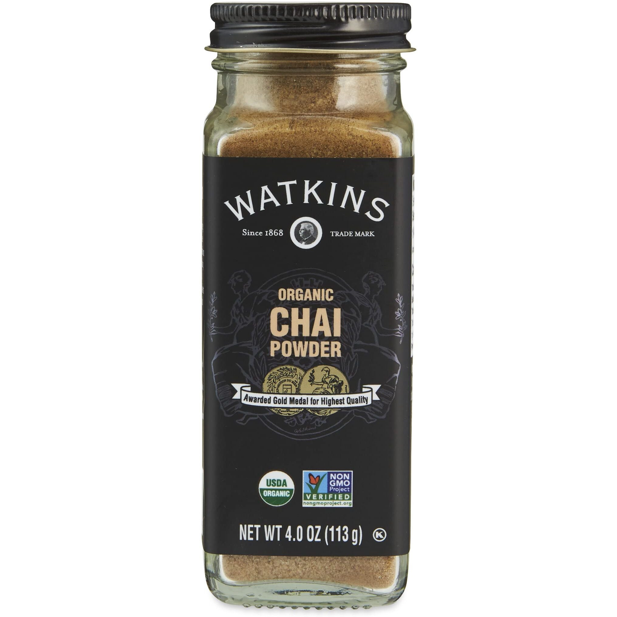 Watkins Gourmet Organic Spice Jar, Chai Powder, 4 Ounce (Pack Of 3)