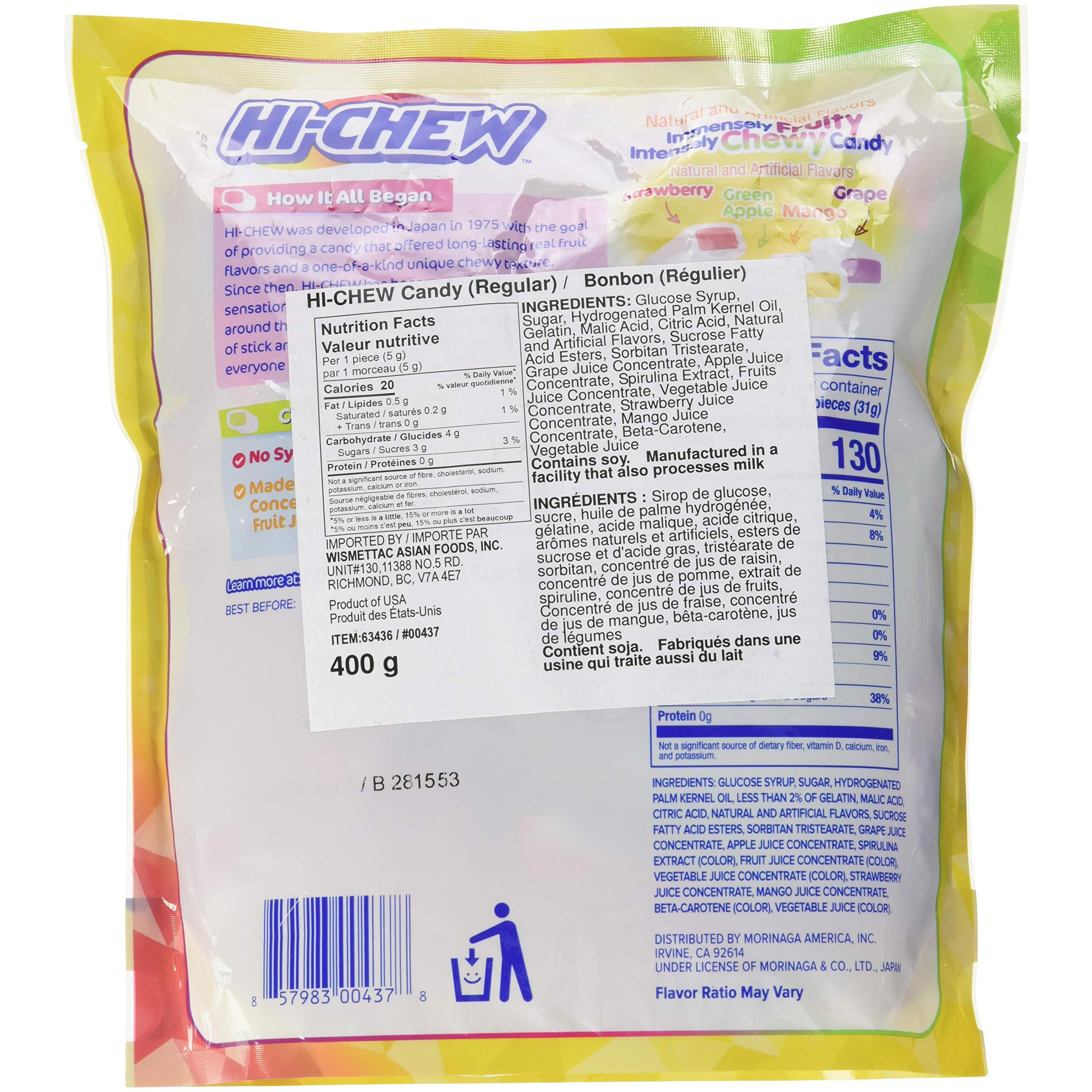 Hi-Chew Sensationally Chewy Japanese Fruit Candy, Assorted Flavors, 14.1 Ounce