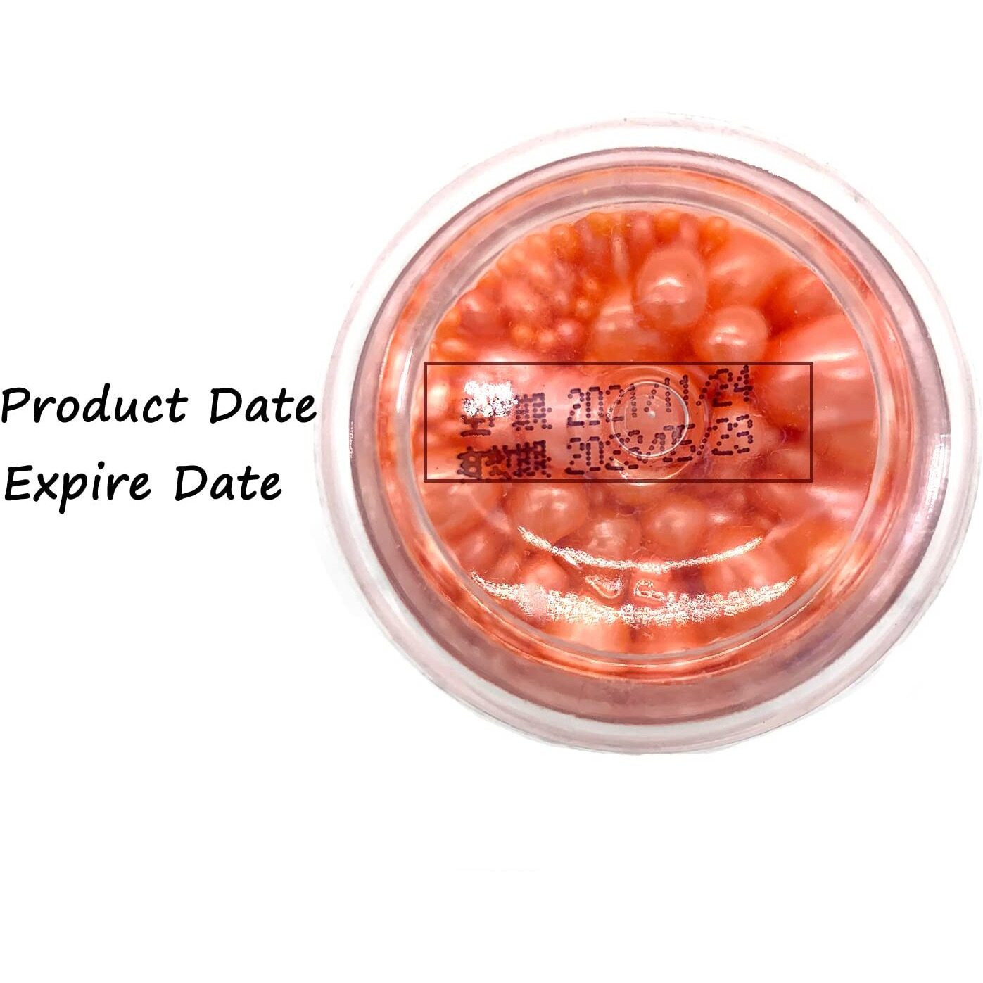 Weraru Edible Orange Pearl Sugar Sprinkles Candy Mixing Size Baking Edible Cake Decorations Cupcake Toppers Cookie Decorating Celebrations Wedding Shower Party Chirstmas Supplies 130G/ 4.58Oz
