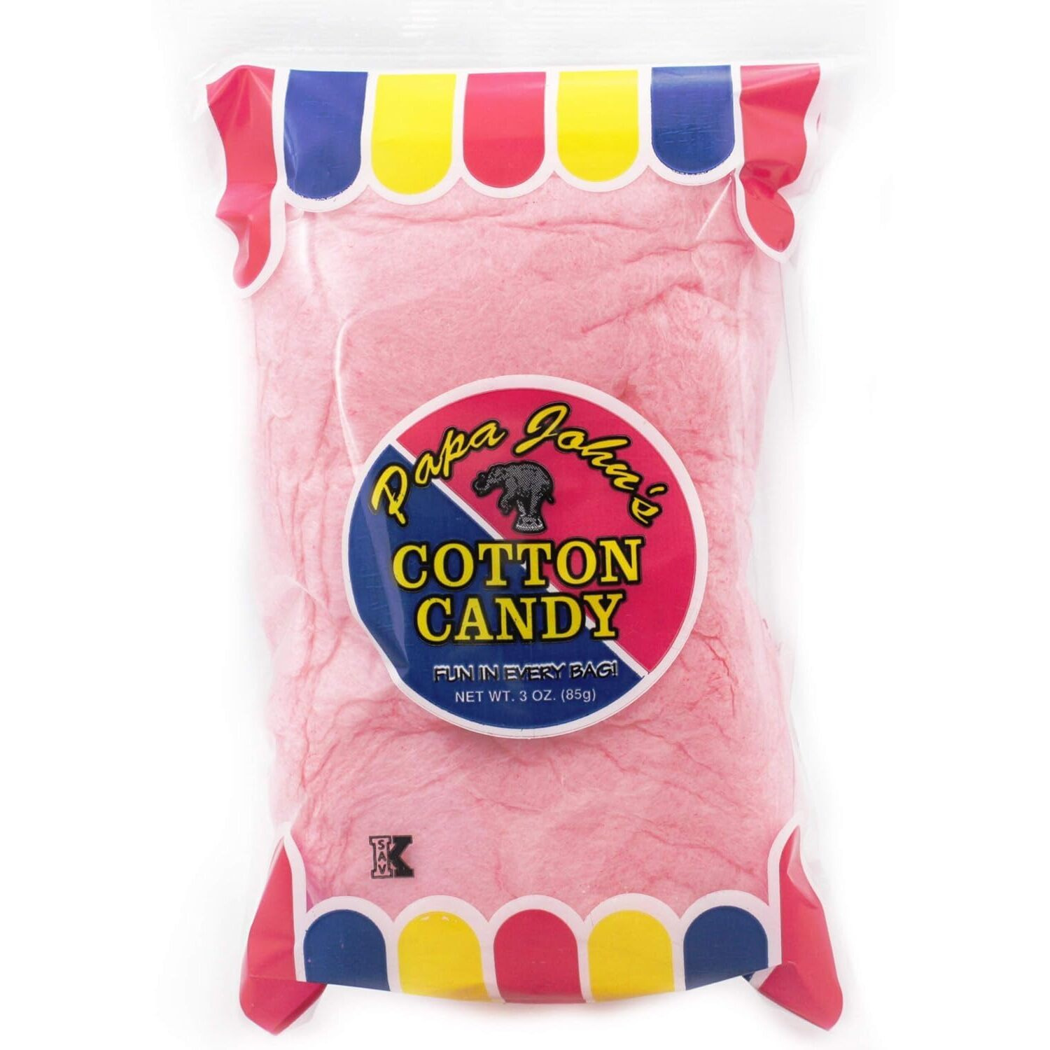 Fruidles Cotton Candy Blue And Pink Party Flavors Supplies Birthday Treats For Kids, Kosher, 3Oz Bag (24-Pack)