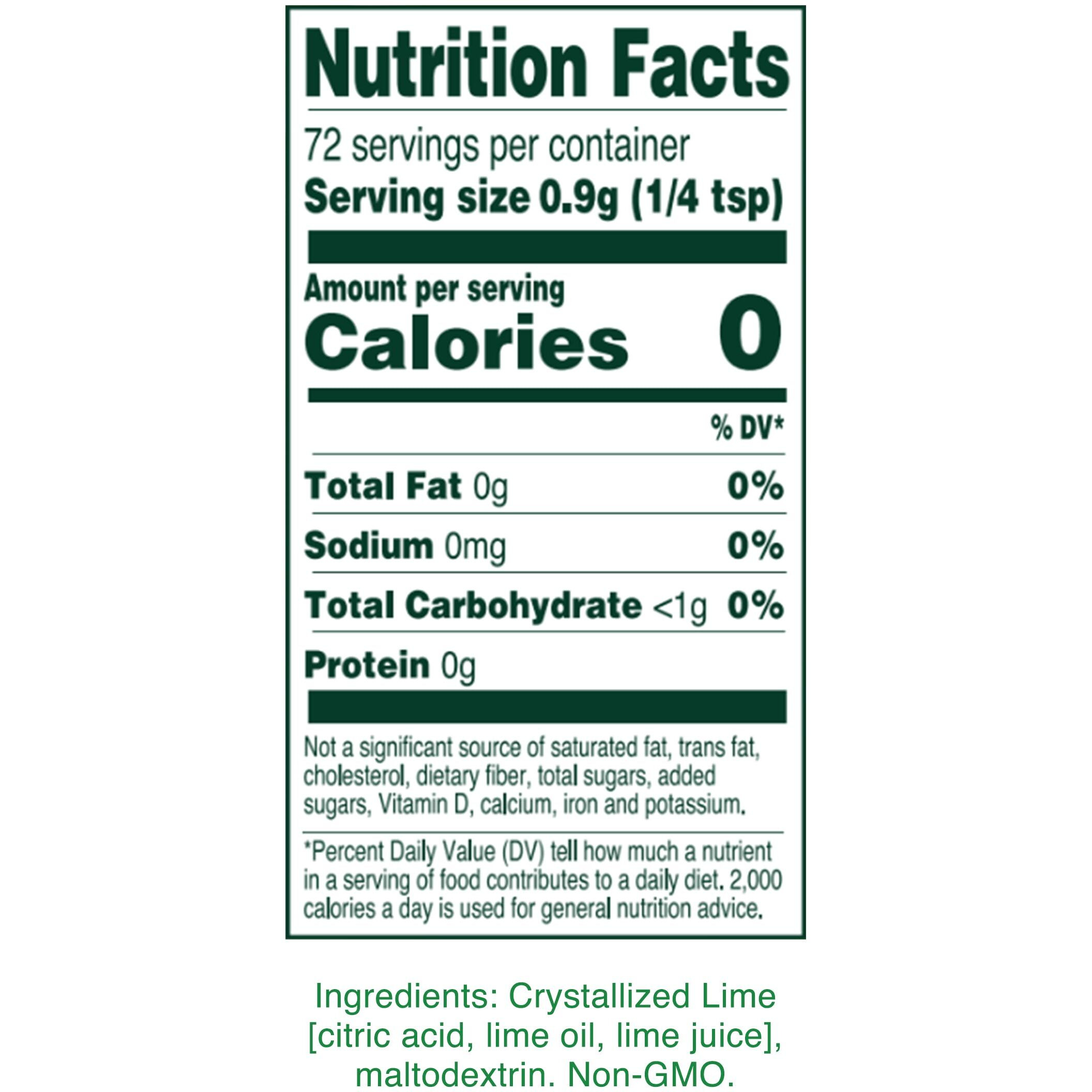 True Citrus Lime Shaker, 2.29 Ounce (Pack Of 6)