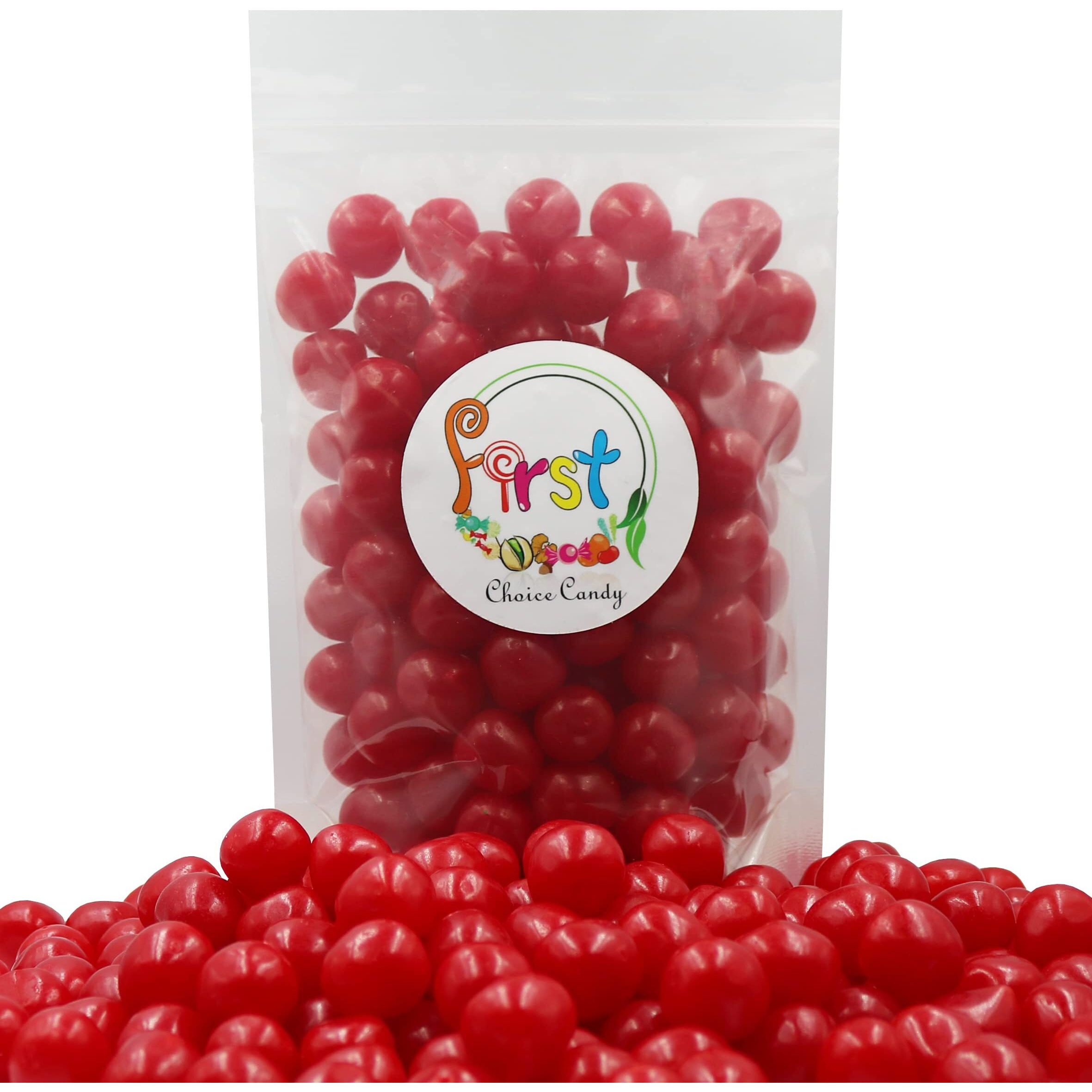 Sour Chewy Fruit Candy Balls (Red Cherry, 2 Pound)