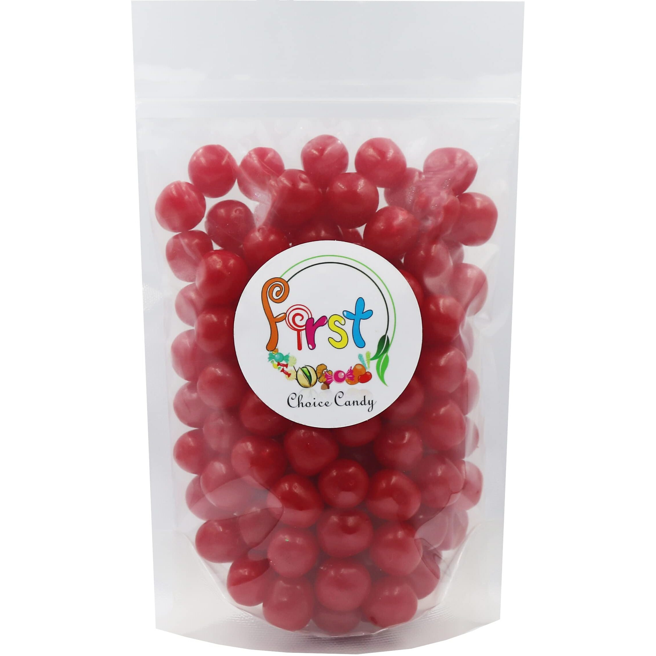 Sour Chewy Fruit Candy Balls (Red Cherry, 2 Pound)