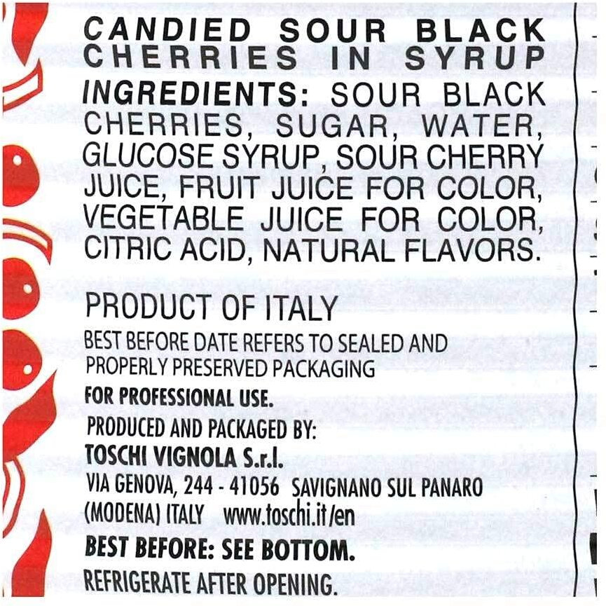 Toschi - Amarena Cherries In Syrup, 1Kg (35.3Oz)