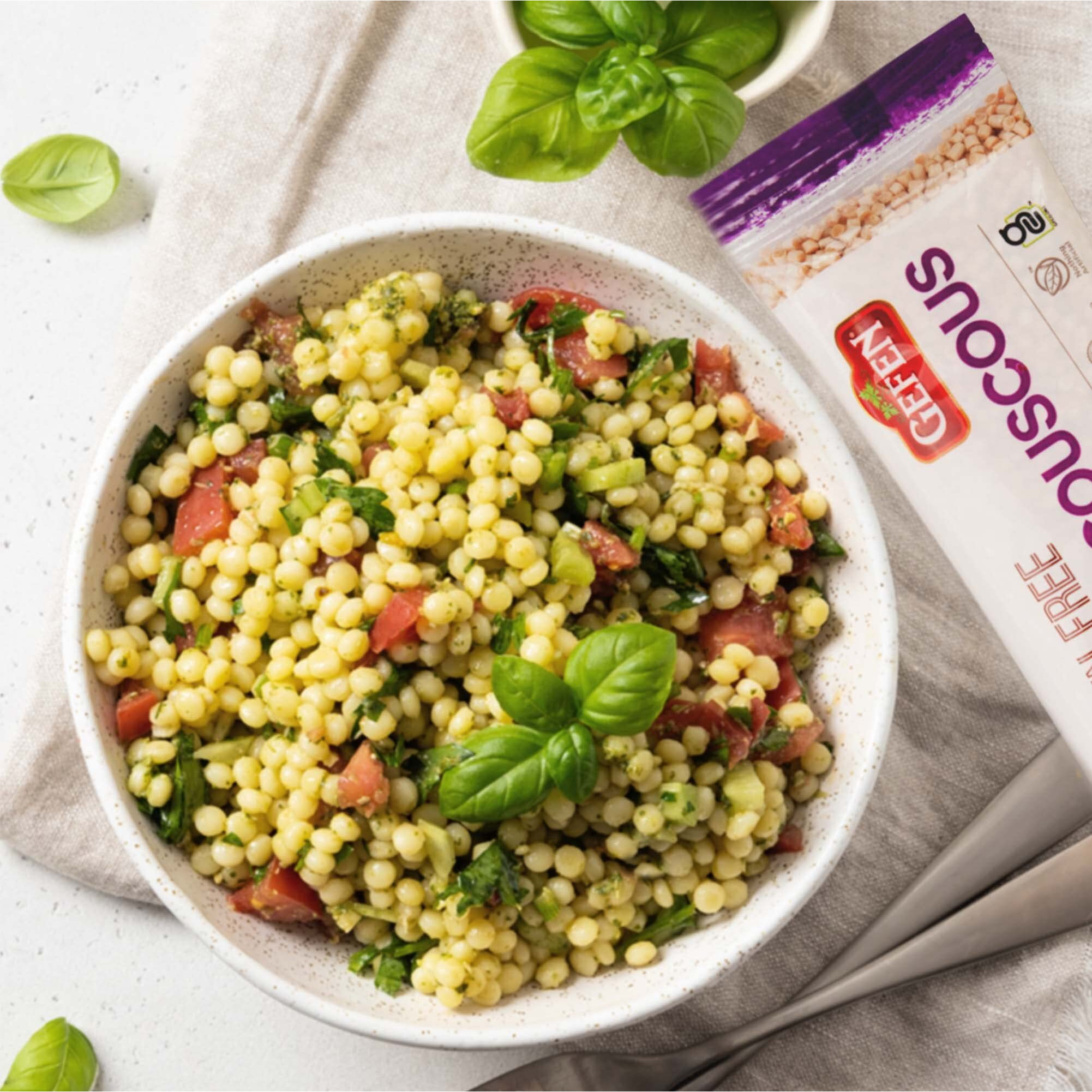 Gefen Gluten Free Israeli Pearl Couscous 7Oz (3 Pack) | Natural Ingredients | Grain Free| Soy Free | Kosher (Including Passover)