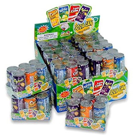 Kidsmania, Soda Can Fizzy Candy, Count 12 - Sugar Candy / Grab Varieties & Flavors