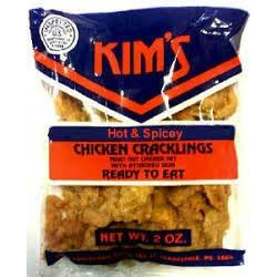 Kim's Barbecue Chicken Skins Cracklins Pack Of 12