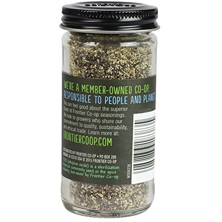 Frontier Co-Op Medium Ground Black Pepper, 1.8 Ounce Bottle, Full-Bodied Flavor And Aroma, Kosher