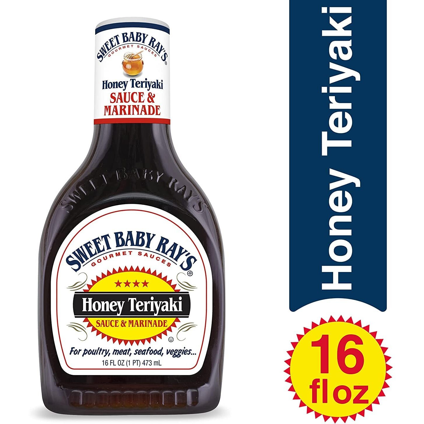 Sweet Baby Ray's Teriyaki Sauce And Marinade, 16 Fl Oz (Pack Of 3)