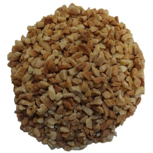 Olivenation Chopped Peanuts, Blanched, Skinless, Dry Roasted, Unsalted, Non-Gmo, Gluten Free, Kosher, Vegan - 16 Ounces