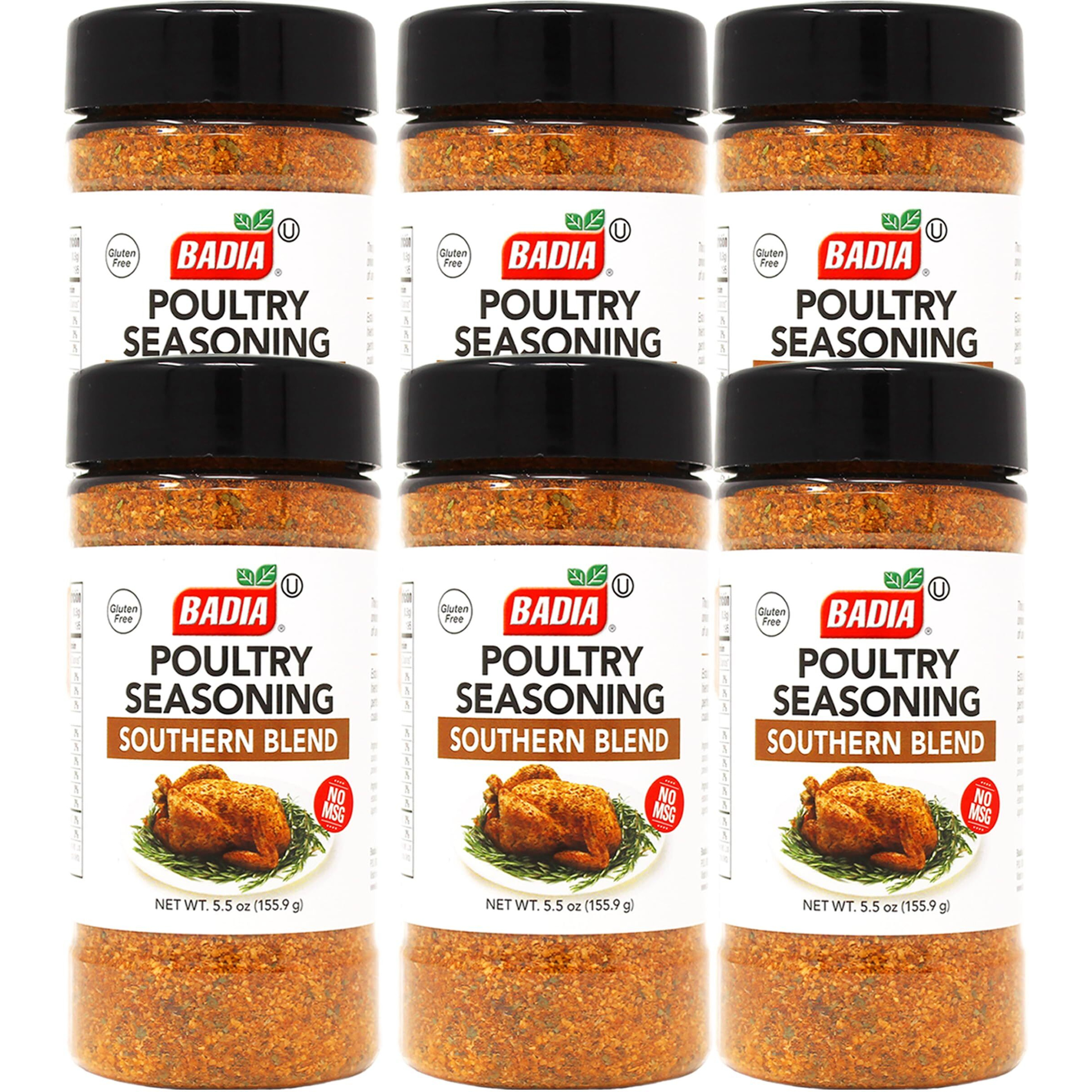 Badia Poultry Seasoning Southern Blend, 5.5 Ounce (Pack Of 6)