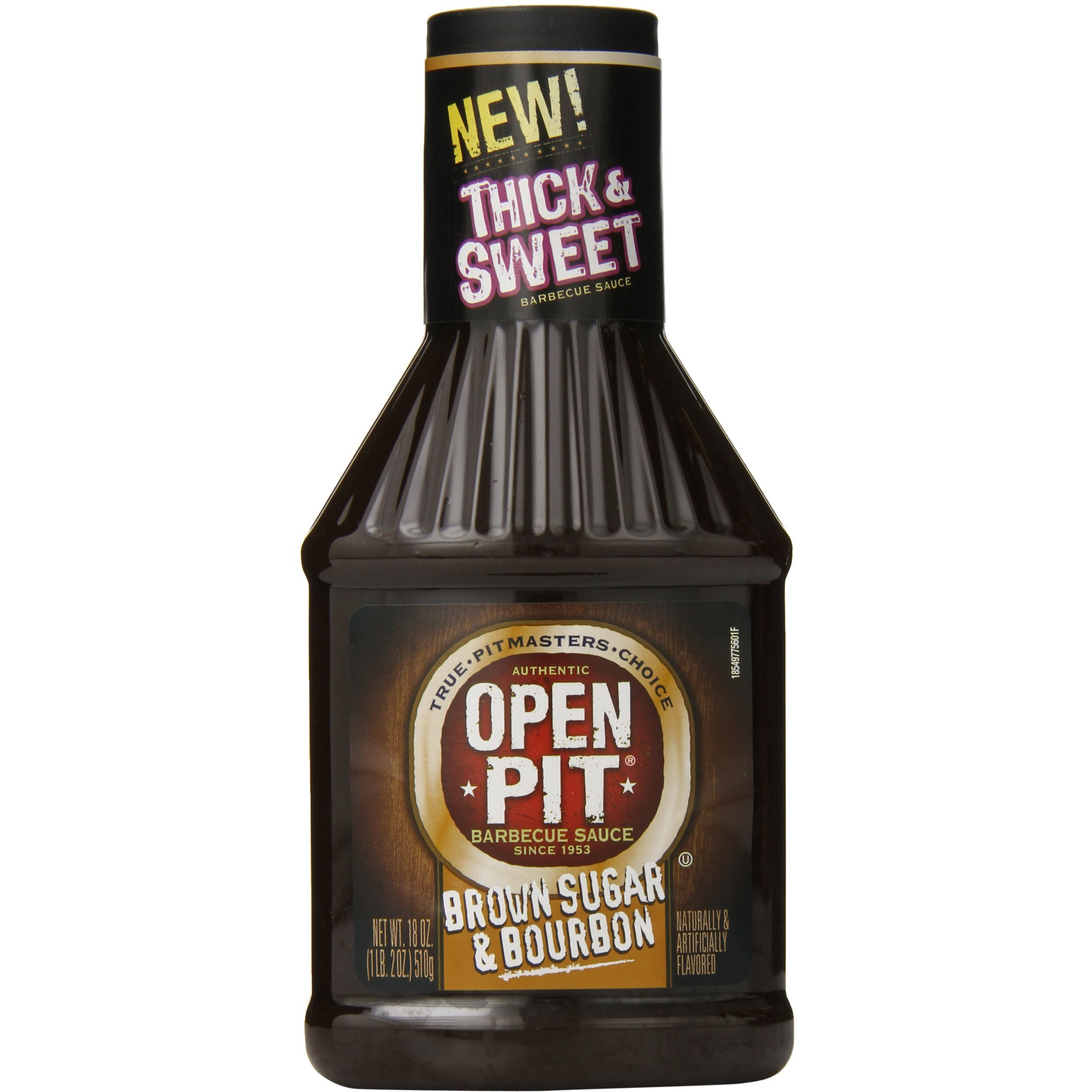 Open Pit Thick & Sweet Brown Sugar & Bourbon Barbecue Sauce, 18 Oz. (Pack Of 12)