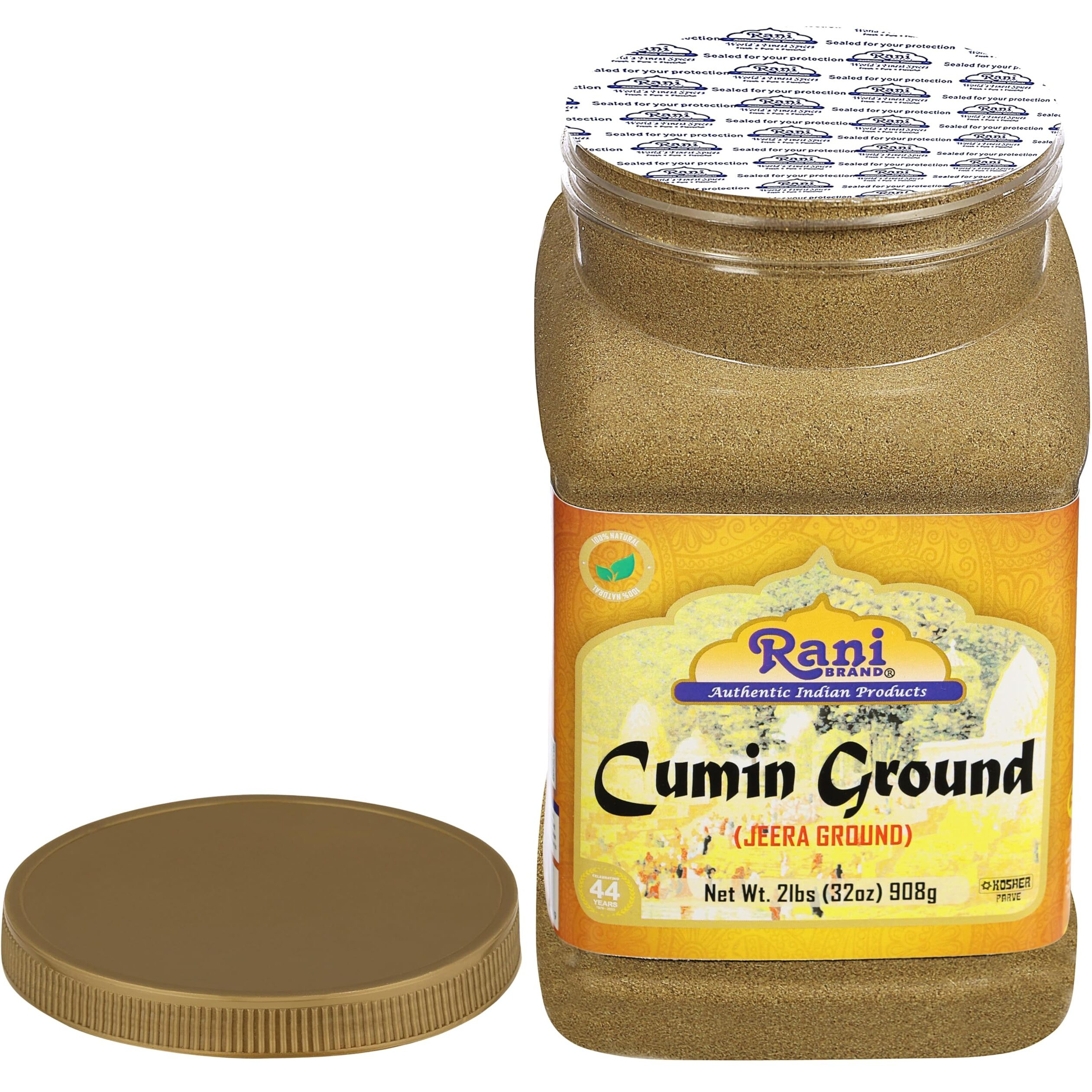 Rani Cumin (Jeera) Powder Spice 32Oz (2Lbs) 908G Pet Jar ~ All Natural | Vegan | Gluten Friendly | Non-Gmo | Kosher | Indian Origin