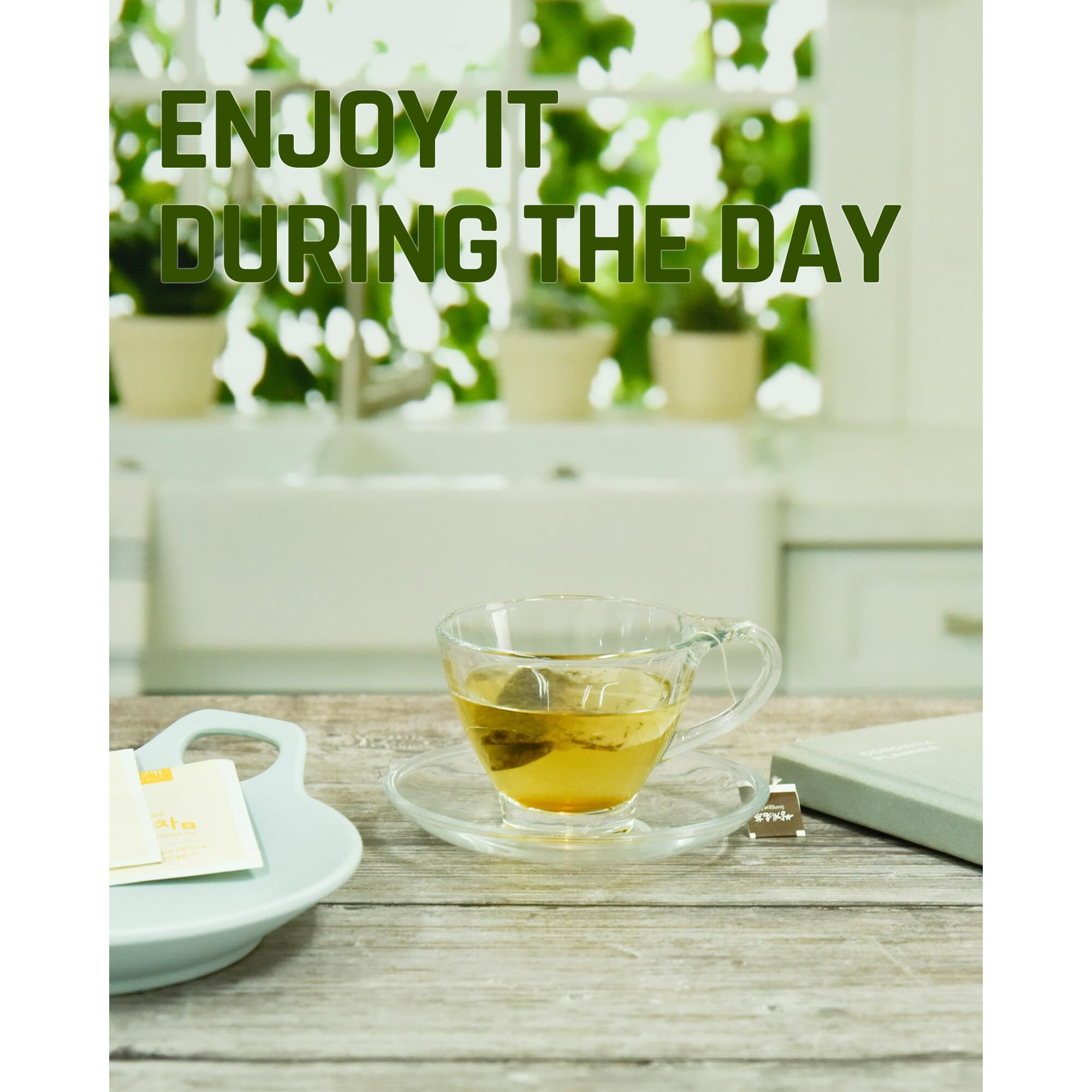 Ssanggye Tea 100% Natural Super Food Pure Organic Green Tea Jakseol 40 Tea Bags By Ssanggye Tea