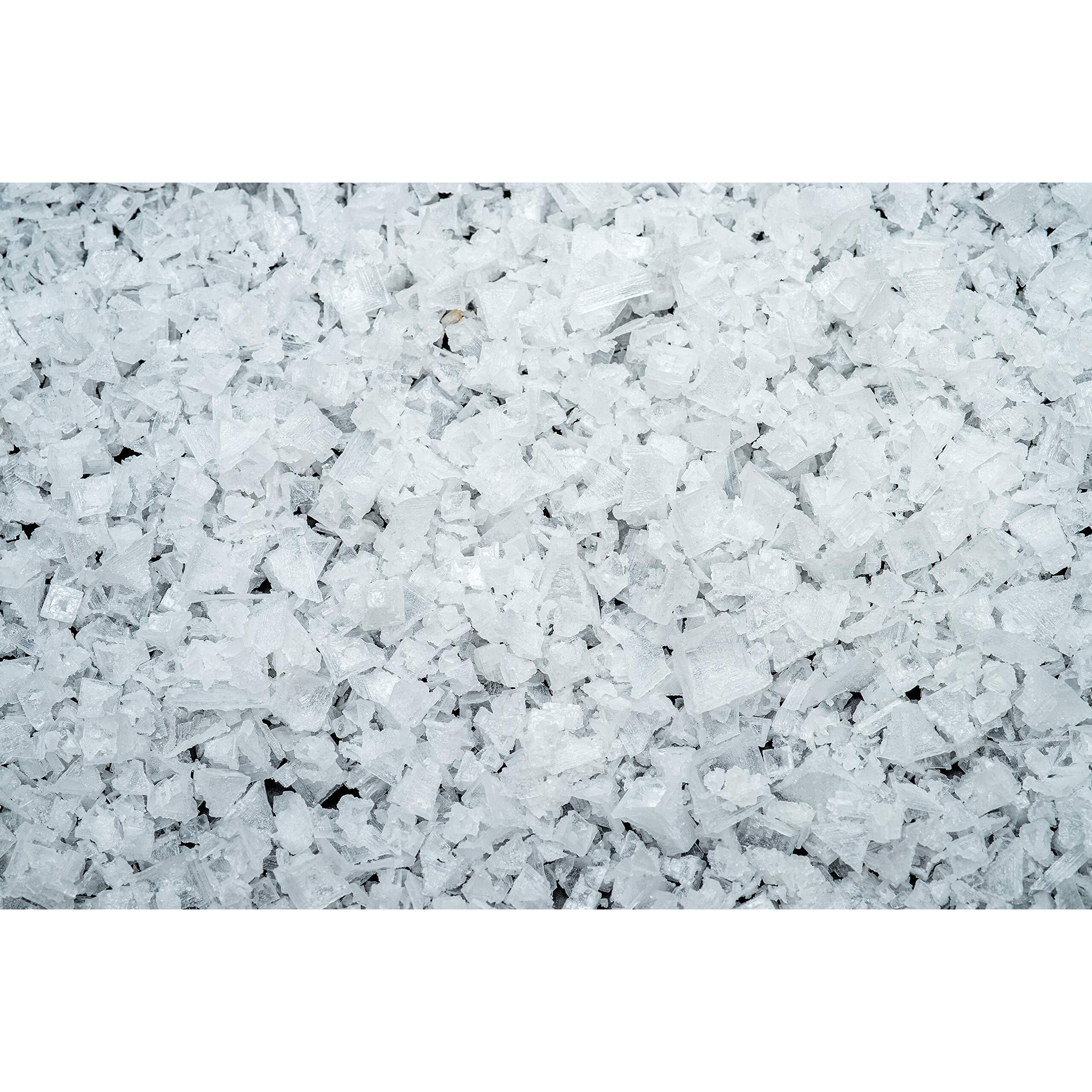 Slofoodgroup Salt Flakes, Large Flake Sea Salt From Greece, Finishing Salt, Cooking Salt And More (8 Oz)