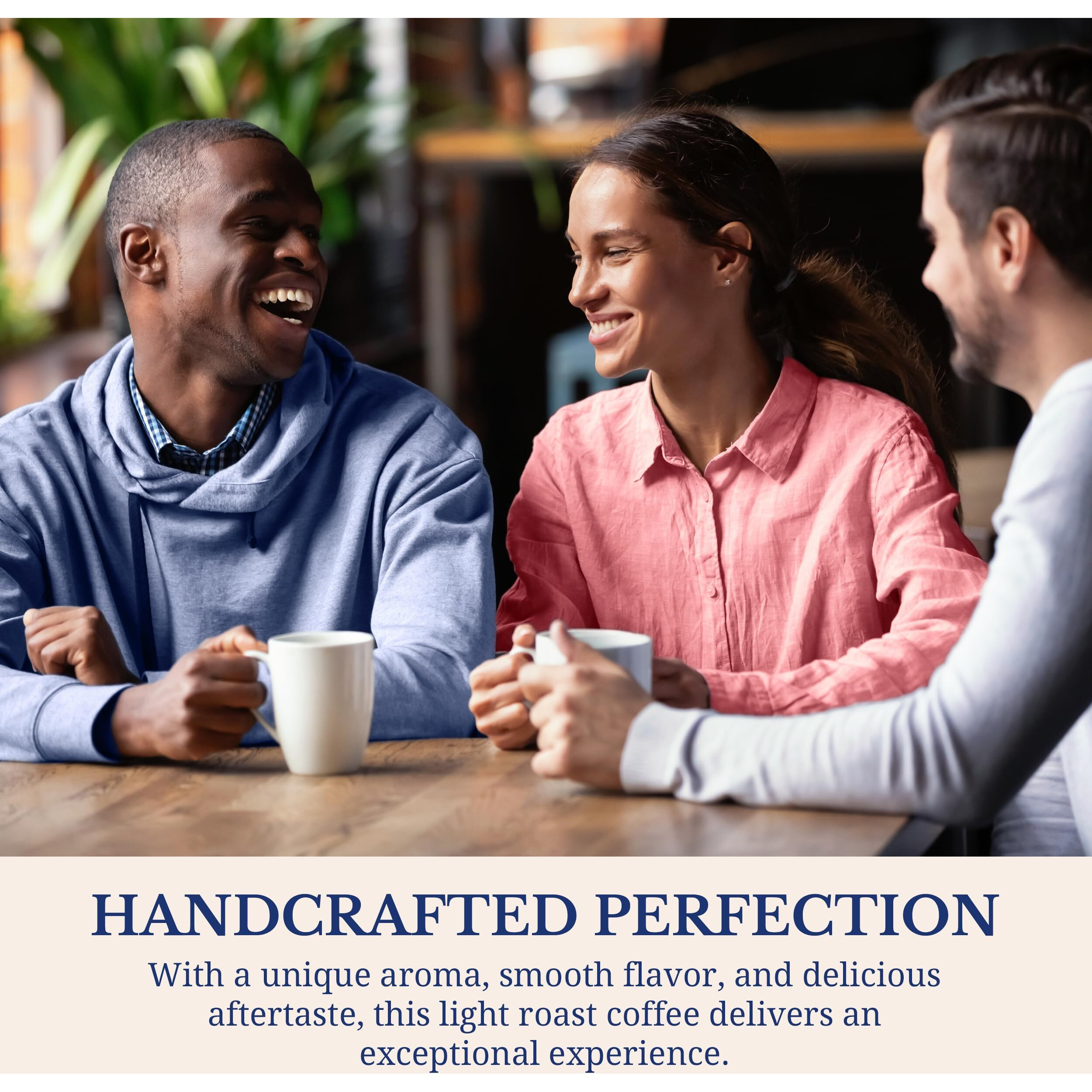 Rojo Elephant Alexander Hamilton Handcrafted Ground Coffee, Made From 100% Arabica Beans, Premium Light Roast, Smooth, Rich Flavor, Usda Organic, 11 0Z Pack
