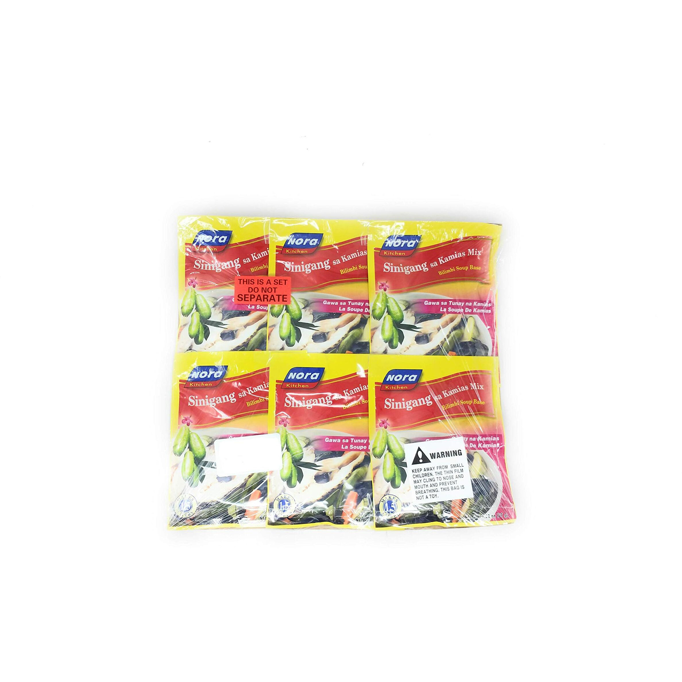 Nora Kitchen Sinigang Sa Kamias Mix 37G, 6 Pack