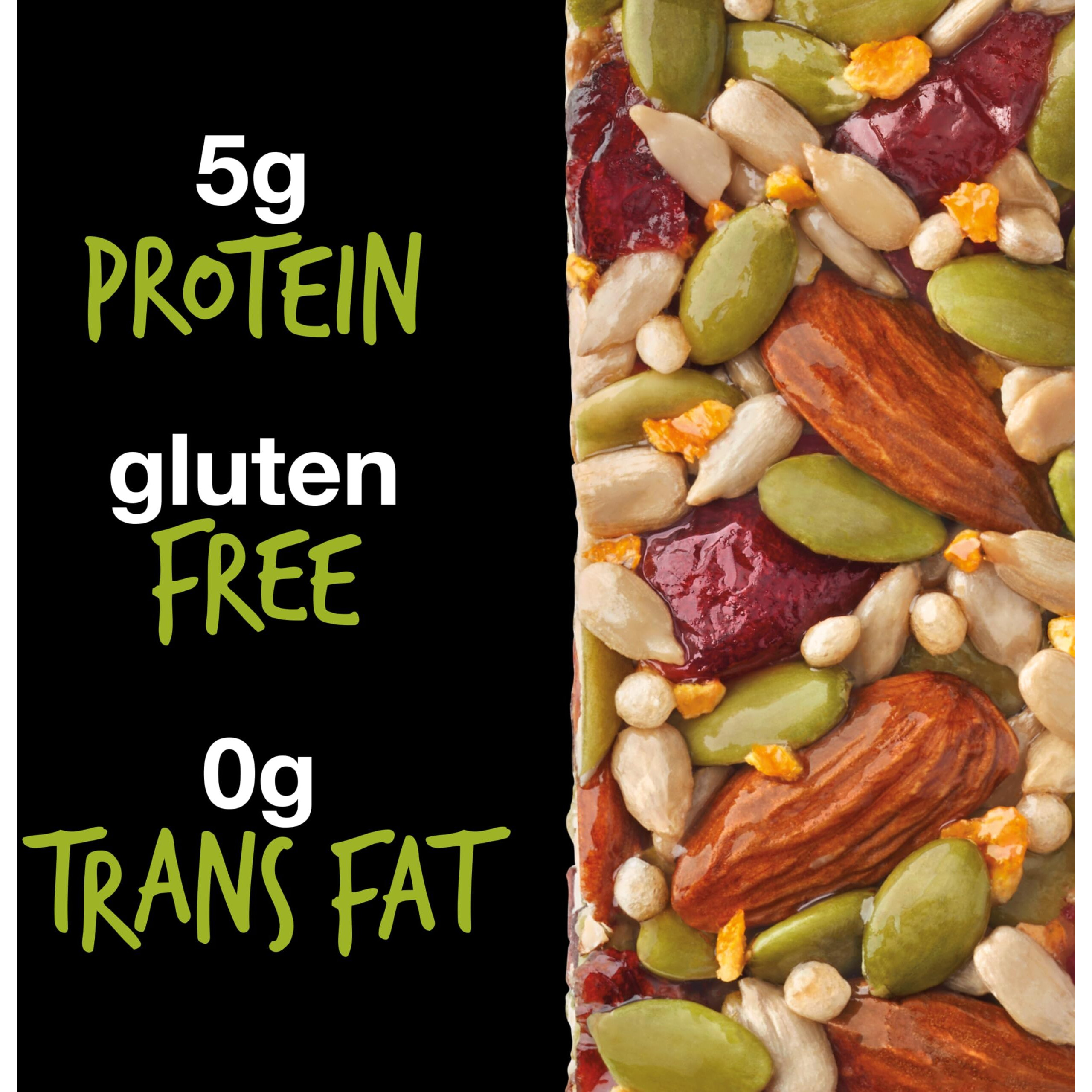 Kind Seeds Fruit & Nuts Snack Bar, Orange Cranberry | 5G Protein, High Fiber, Gluten Free Bars, 1.4 Oz, 12 Count