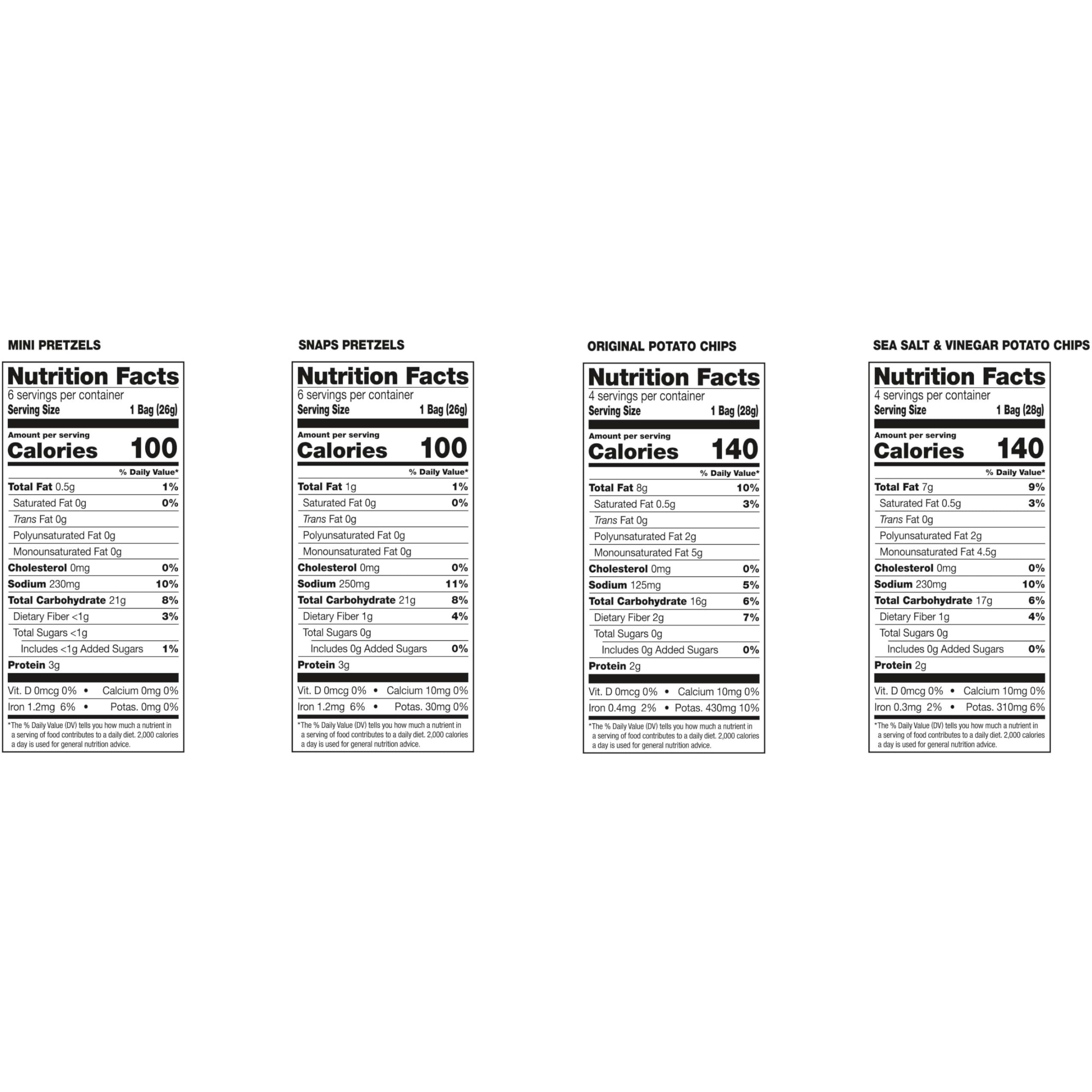 Snyder's Of Hanover And Cape Cod Classic Mix Variety Pack, 20 Count Snack Bags
