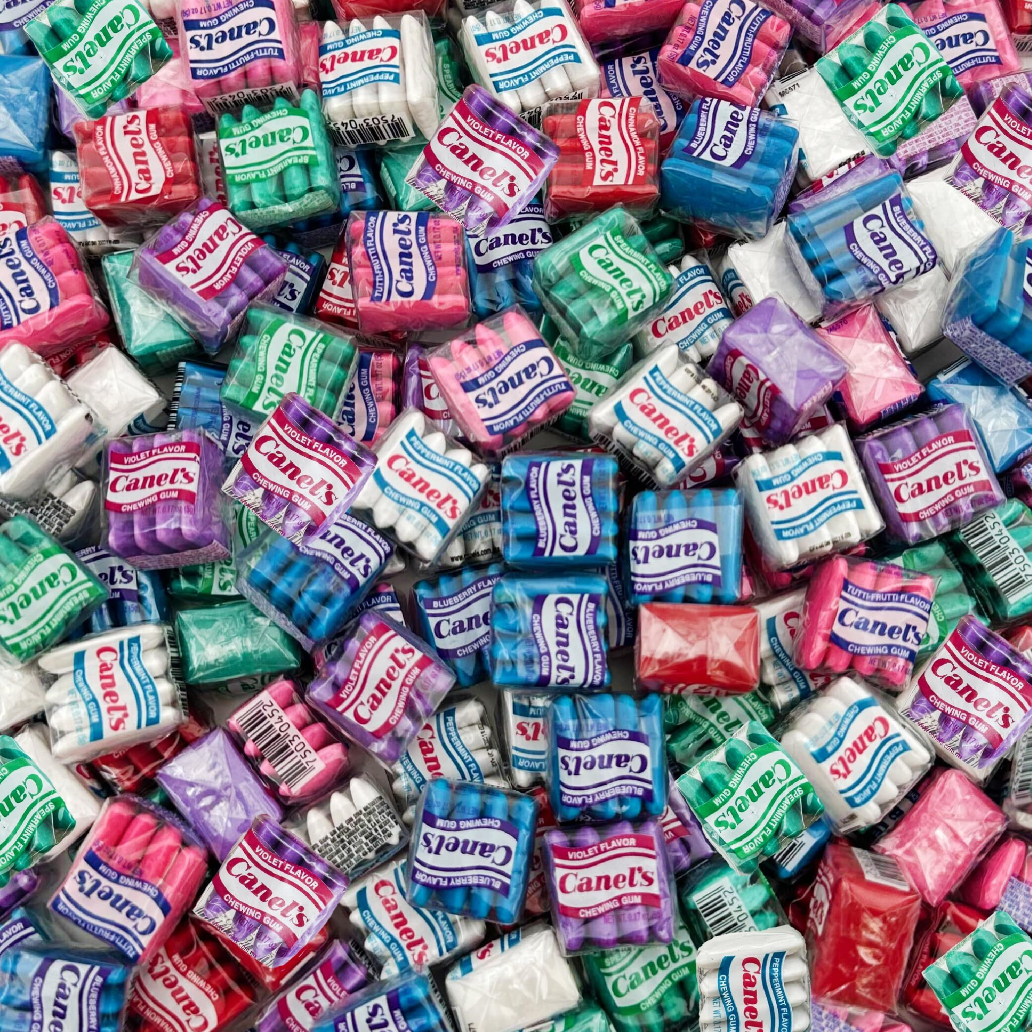 Canel's Original Chewing Gum Assorted Flavors, 1.5-Pound Pack (About 135 Individually Wrapped Pouches)
