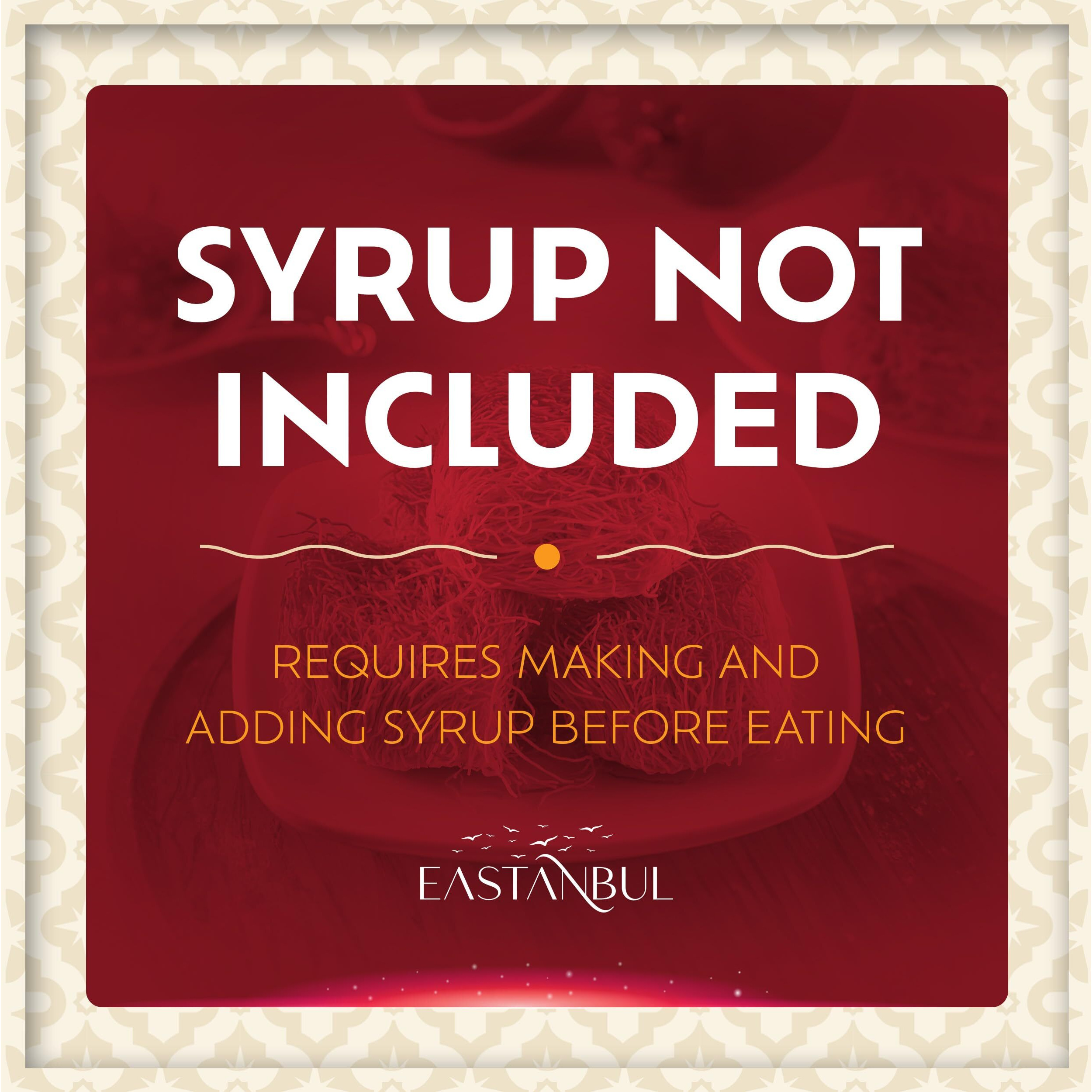 Eastanbul Cup Kataifi Shredded Fillo Dough (Syrup Not Included) Hand Shaped Kadayif Pastry, Kataifi Cups From Staple Syrup Sweetened Turkish Desserts, Shredded Phyllo Dough, Shredded Wheat Cereal 300G