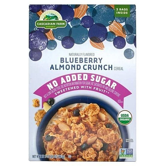 Organic Cascadian Farm Blueberry Almond Crunch (34 Oz, 2.12 Lbs)