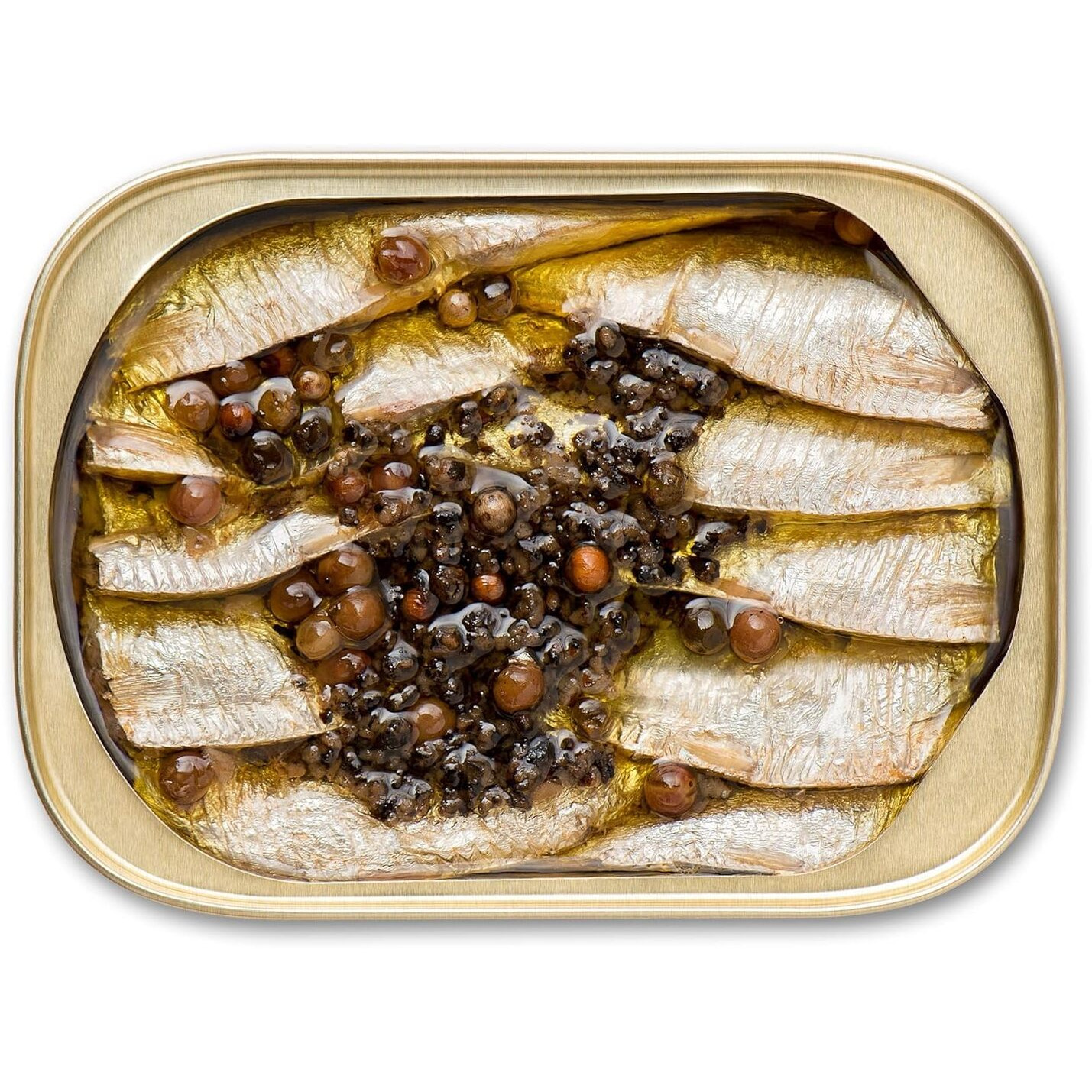 King Oscar Brisling Sardines In Extra Virgin Olive Oil, Spicy Cracked Pepper, 3.75-Ounce Cans (Pack Of 12)