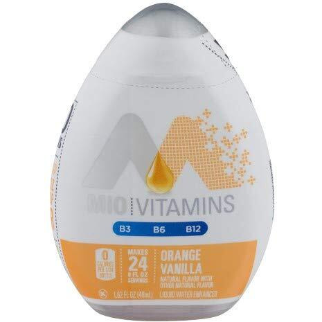 Mio Energy Liquid Water Enhancer, Orange Vanilla (Pack Of 6)