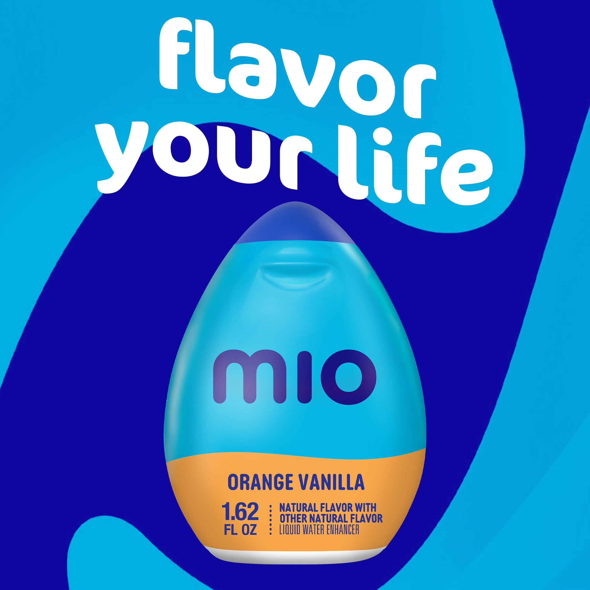 Mio Energy Liquid Water Enhancer, Orange Vanilla (Pack Of 6)