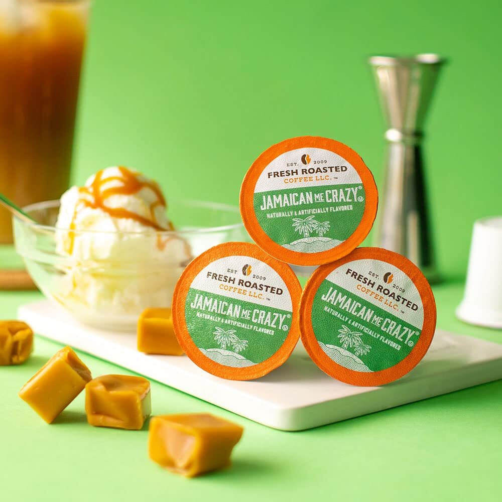 Fresh Roasted Coffee, Fun Flavors, Flavored Coffee Pod Variety Pack, K-Cup Compatible, 24 Count