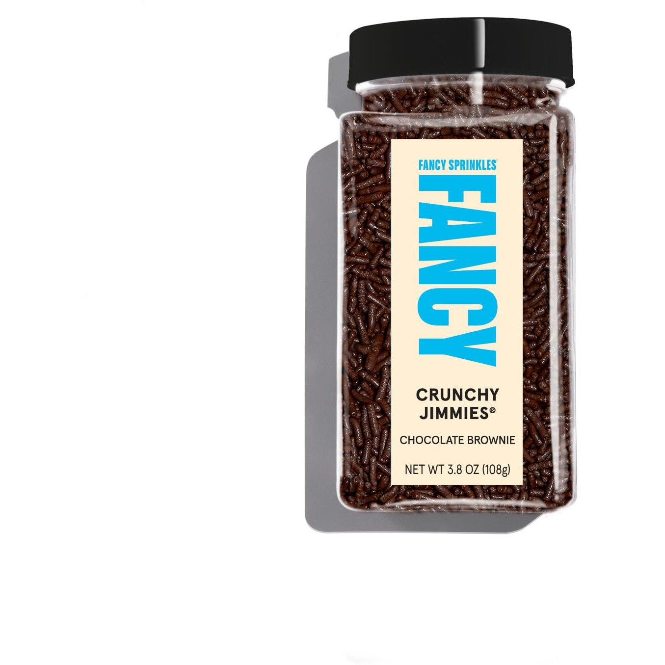 Fancy Sprinkles Chocolate Jimmies Crunchy Sprinkles, Real Sugar, For Ice Cream, Cookies, Cakes, Cupcakes, Dessert Decorating Sprinkles (0.5C)