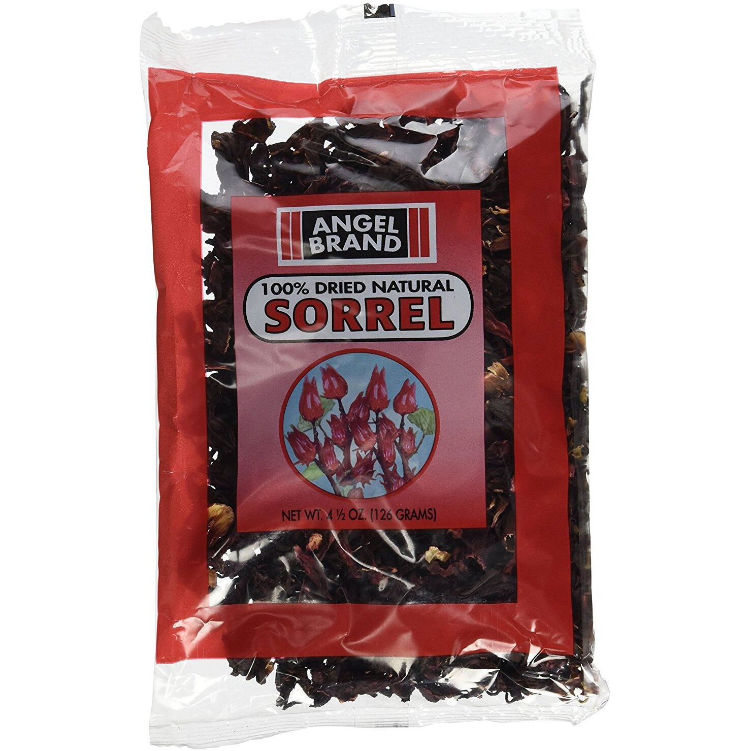 Angel Brand Dried Sorrel Hibiscus Flowers 4.5 Oz Pouch Pack Of 2 - Discover Rich Flavor & Aroma Of Healthful Delights With Hibiscus Tea Loose Leaf - Enjoy Nutritious Beverages To Elevate Health