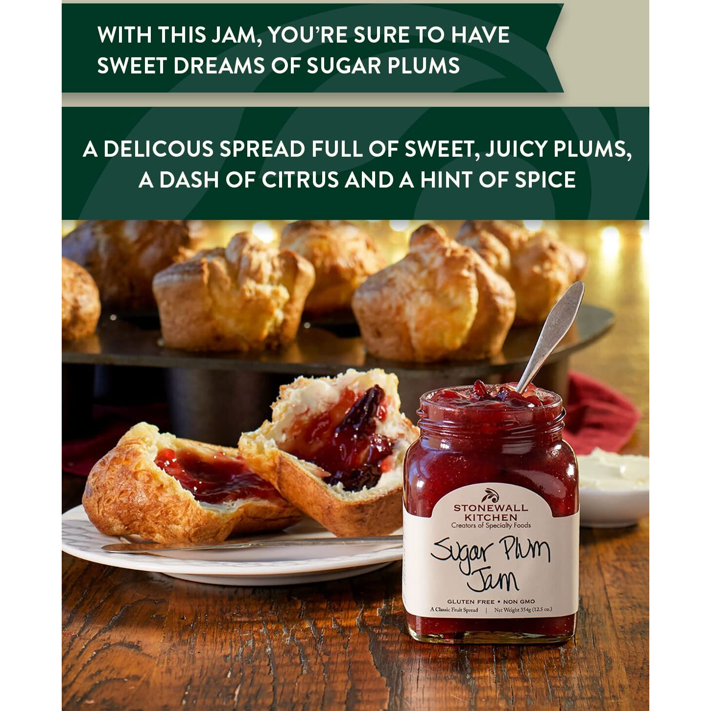 Stonewall Kitchen Sugar Plum Jam, 12.5 Ounces