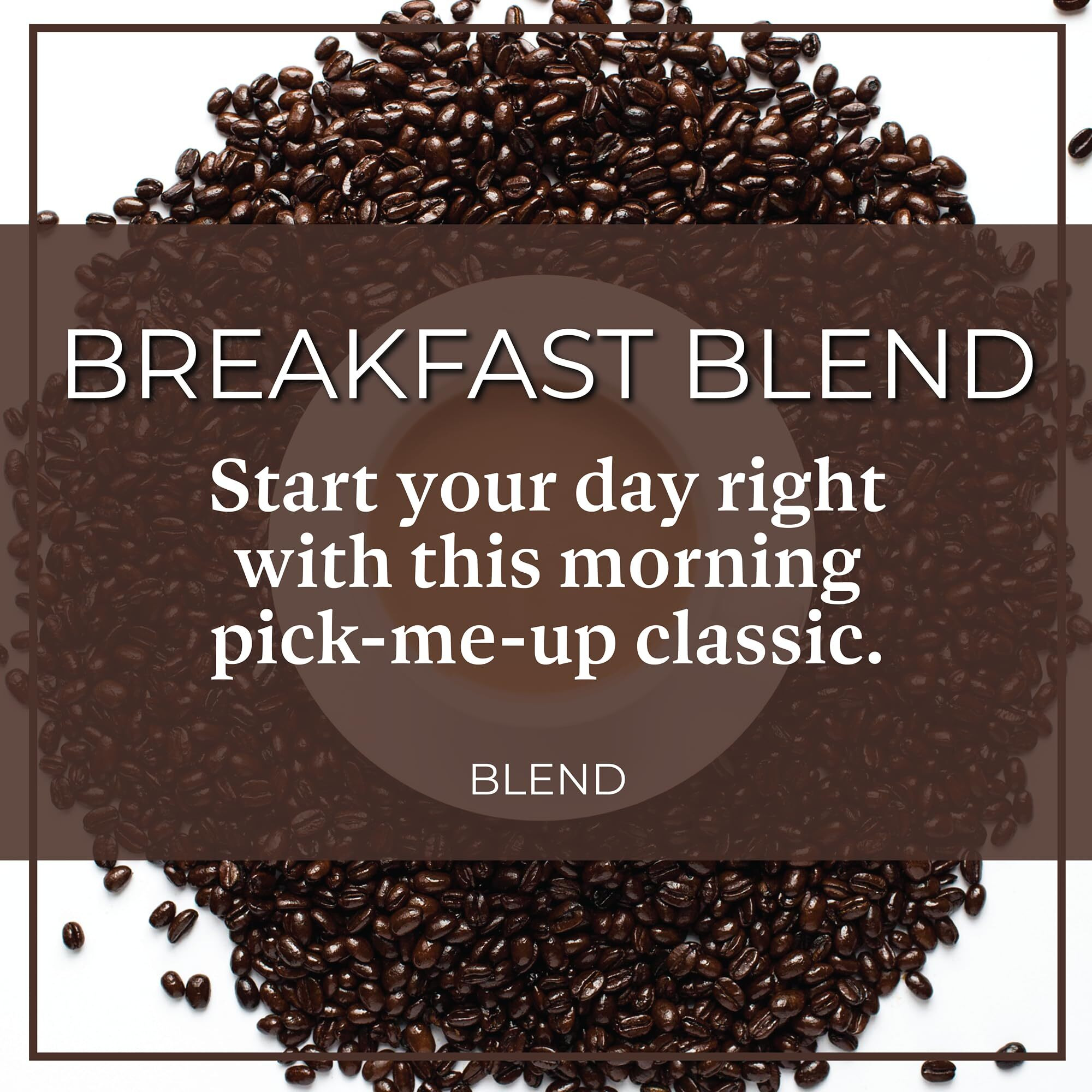 The Bean Organic Coffee Company Breakfast Blend, Medium Dark Roast, Ground Coffee, 16-Ounce Bag, Caf   Molido Tostado Org  Nico