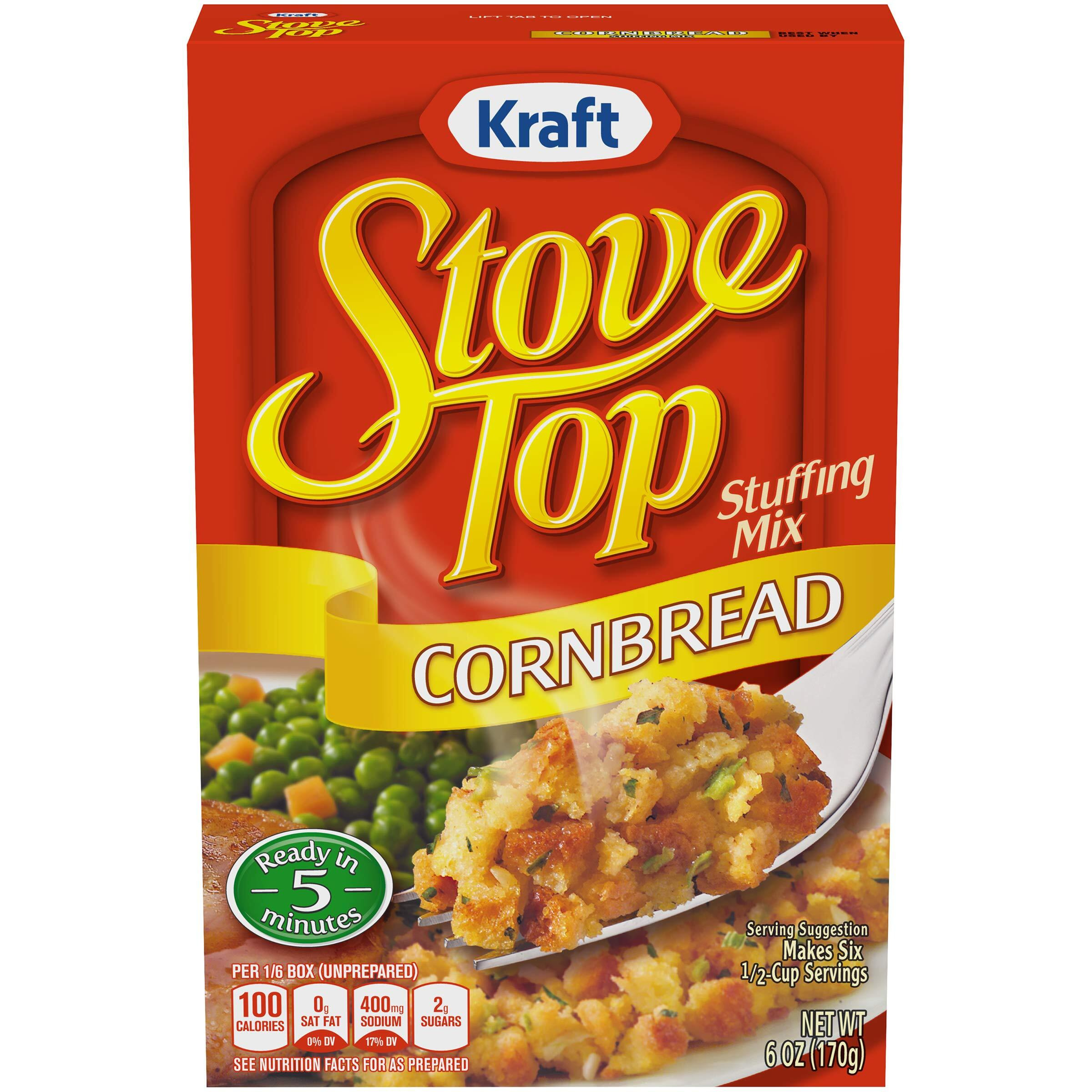 Stove Top Cornbread Stuffing Mix (6 Oz Boxes, Pack Of 12)