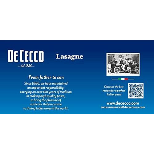 De Cecco Semolina Pasta, Lasagne No.1, 1 Pound