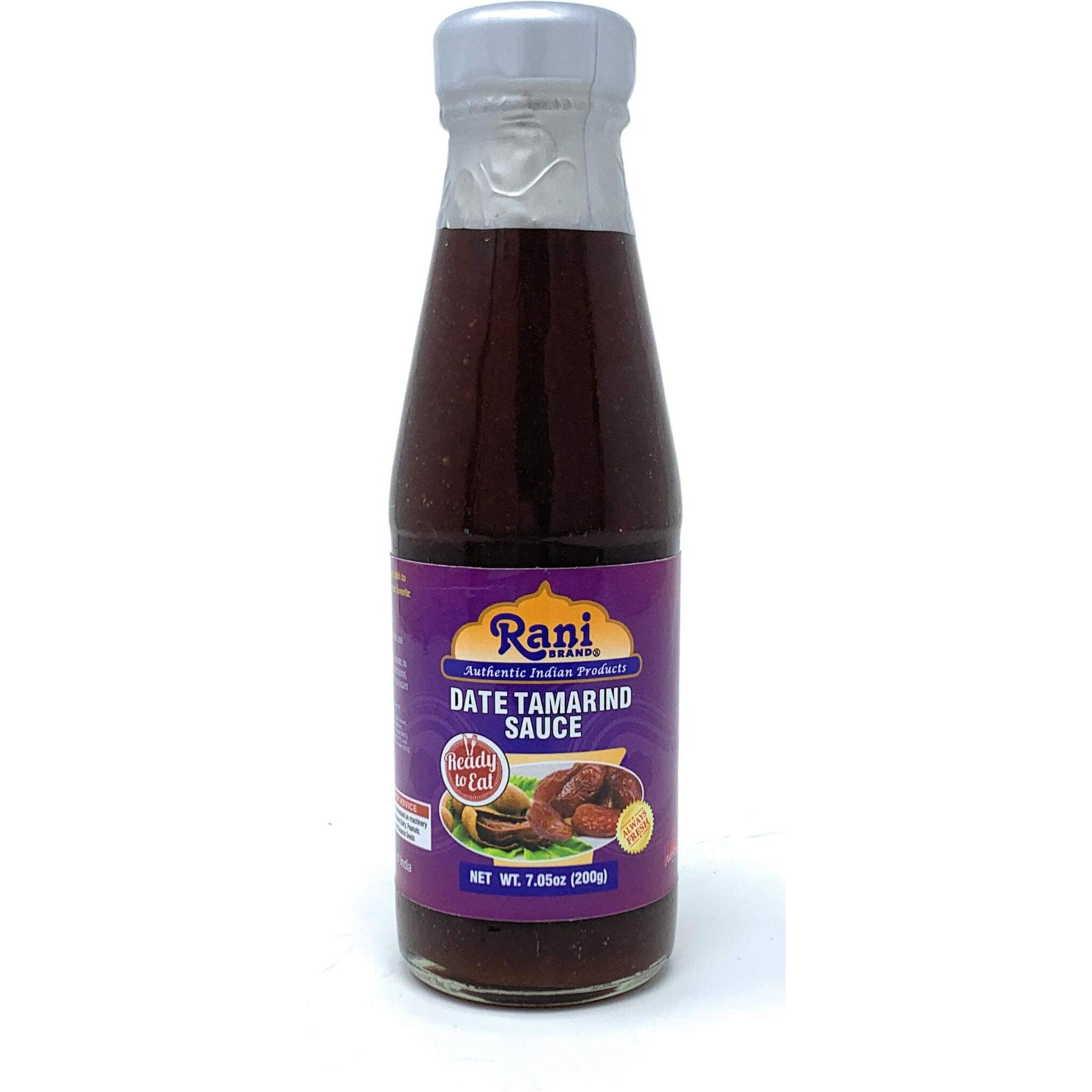 Rani Dates & Tamarind Sauce 7Oz (200G) Glass Jar, Ready To Eat, Vegan ~ Gluten Free | Non-Gmo | No Colors | Indian Origin