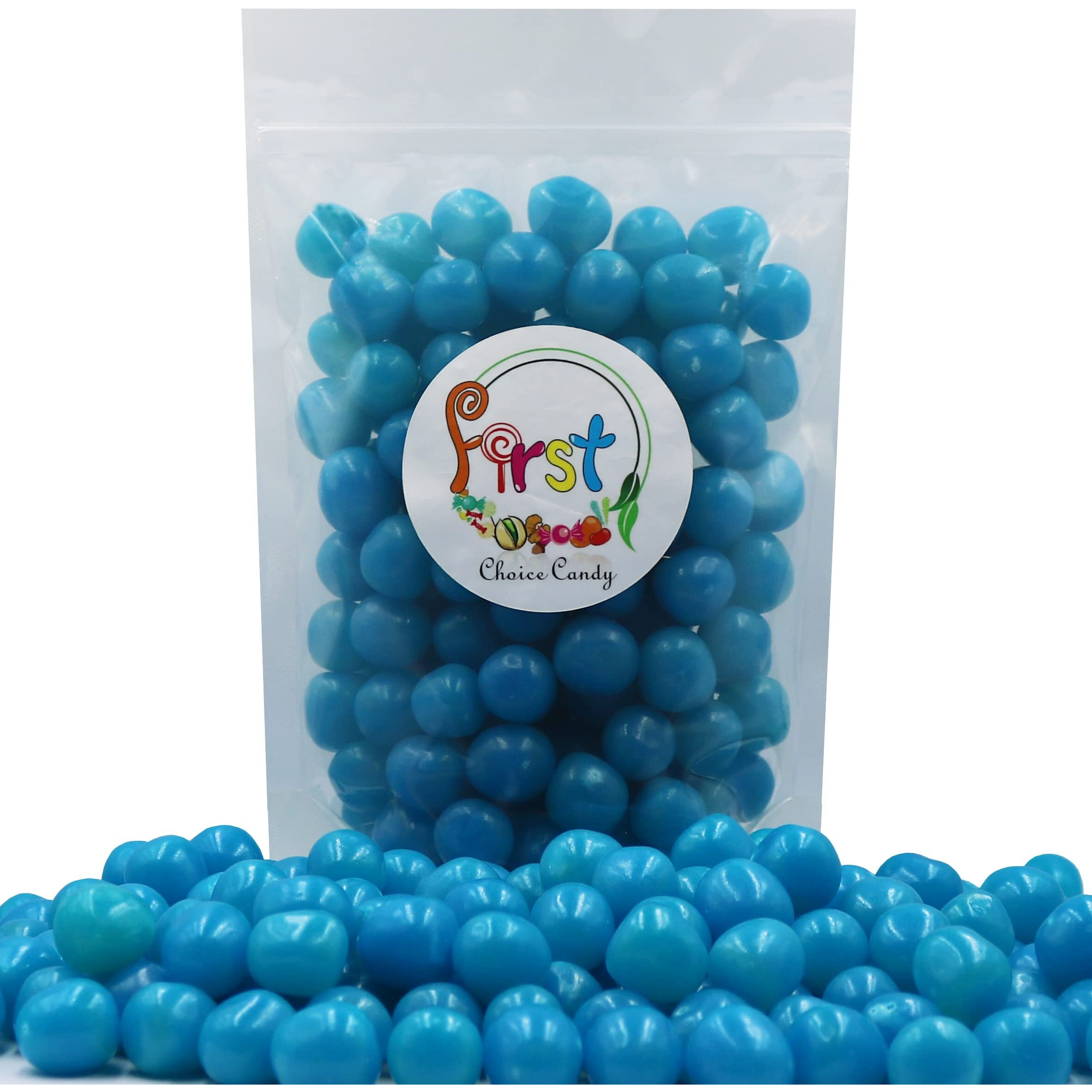 Sour Chewy Fruit Candy Balls (Blue Raspberry, 2 Pound)