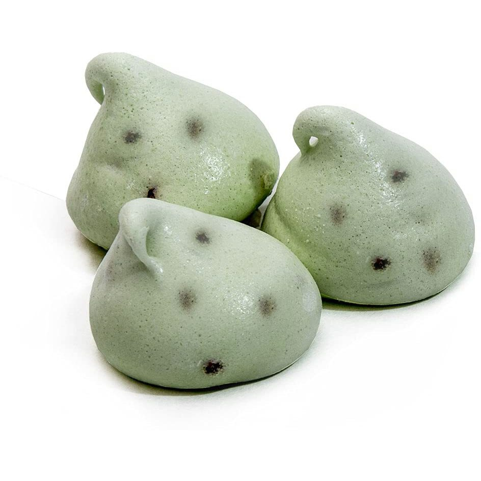 Krunchy Melts Original Meringue Cookies | Mint Chocolate Chip Flavor | Only 90 Calories Per Serving | Low Fat, Gluten Free, Dairy Free (4 Oz)