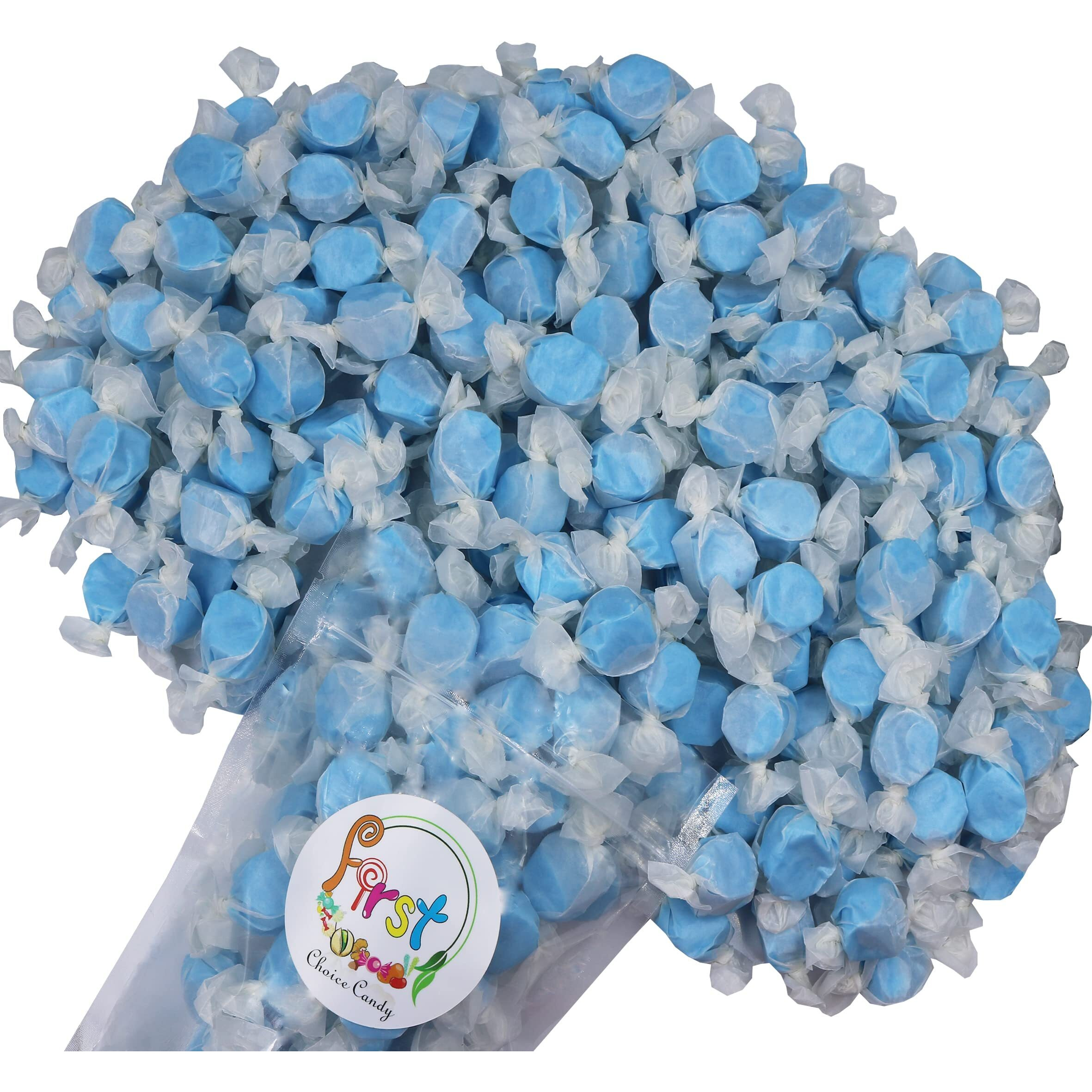 All Flavor Gourmet Saltwater Taffy (Blue Raspberry, 1 Lb)