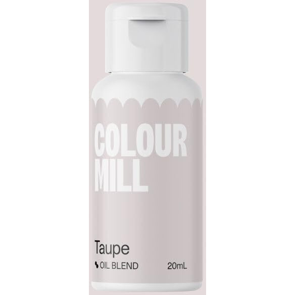 Colour Mill Oil-Based Food Coloring, 20 Milliliters Taupe