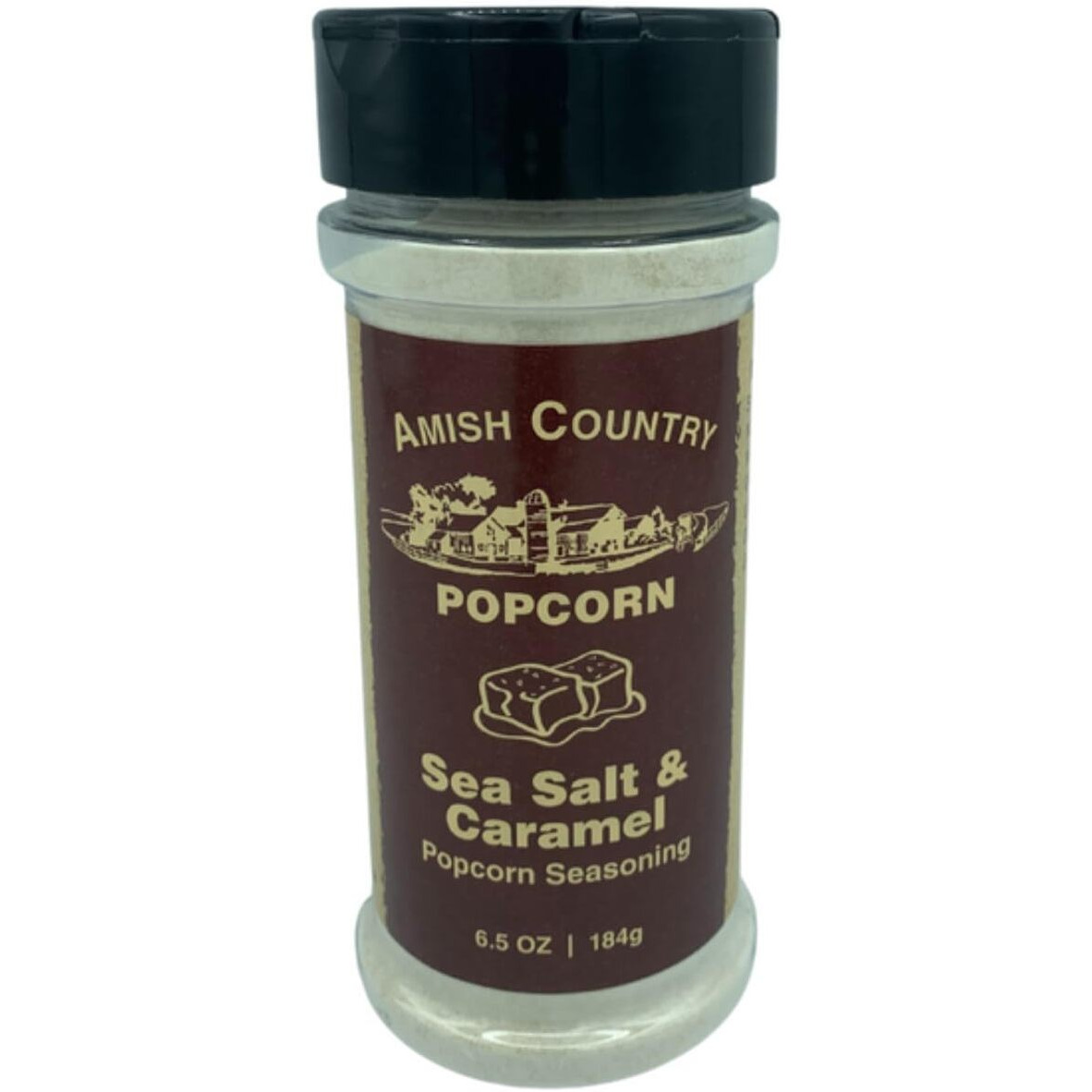Amish Country Popcorn | Sea Salt And Caramel Seasoning - 6.5 Oz | Old Fashioned, Non-Gmo And Gluten Free