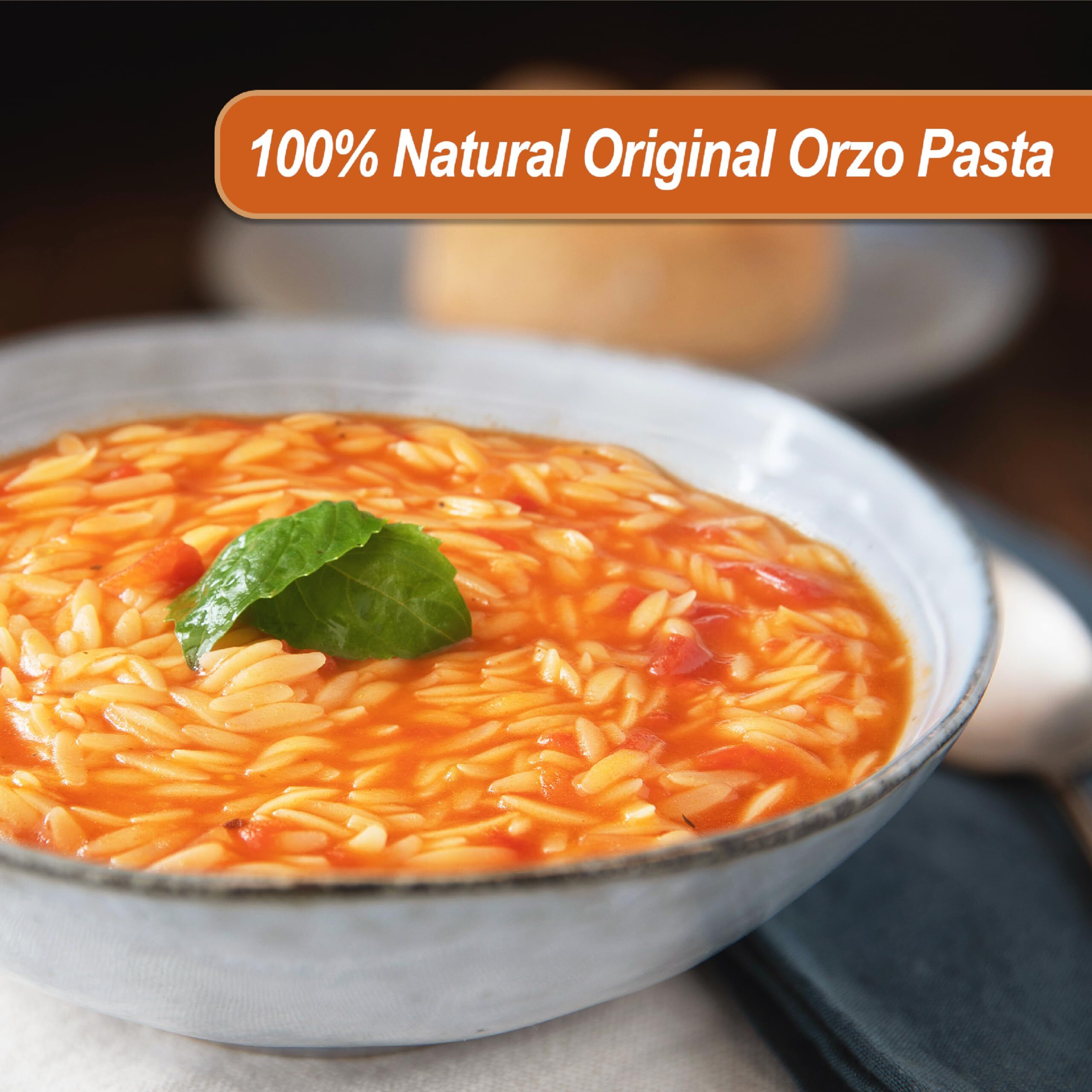 Barons Orzo Pasta Original | 1 Pack Of 21.16Oz Kosher Jars | Natural Israeli Rice-Shaped Orzo For Soups, Casseroles & Salads | Cooks In 10 Minutes For Creamy & Delicious Risottos Or Rice Pilaf