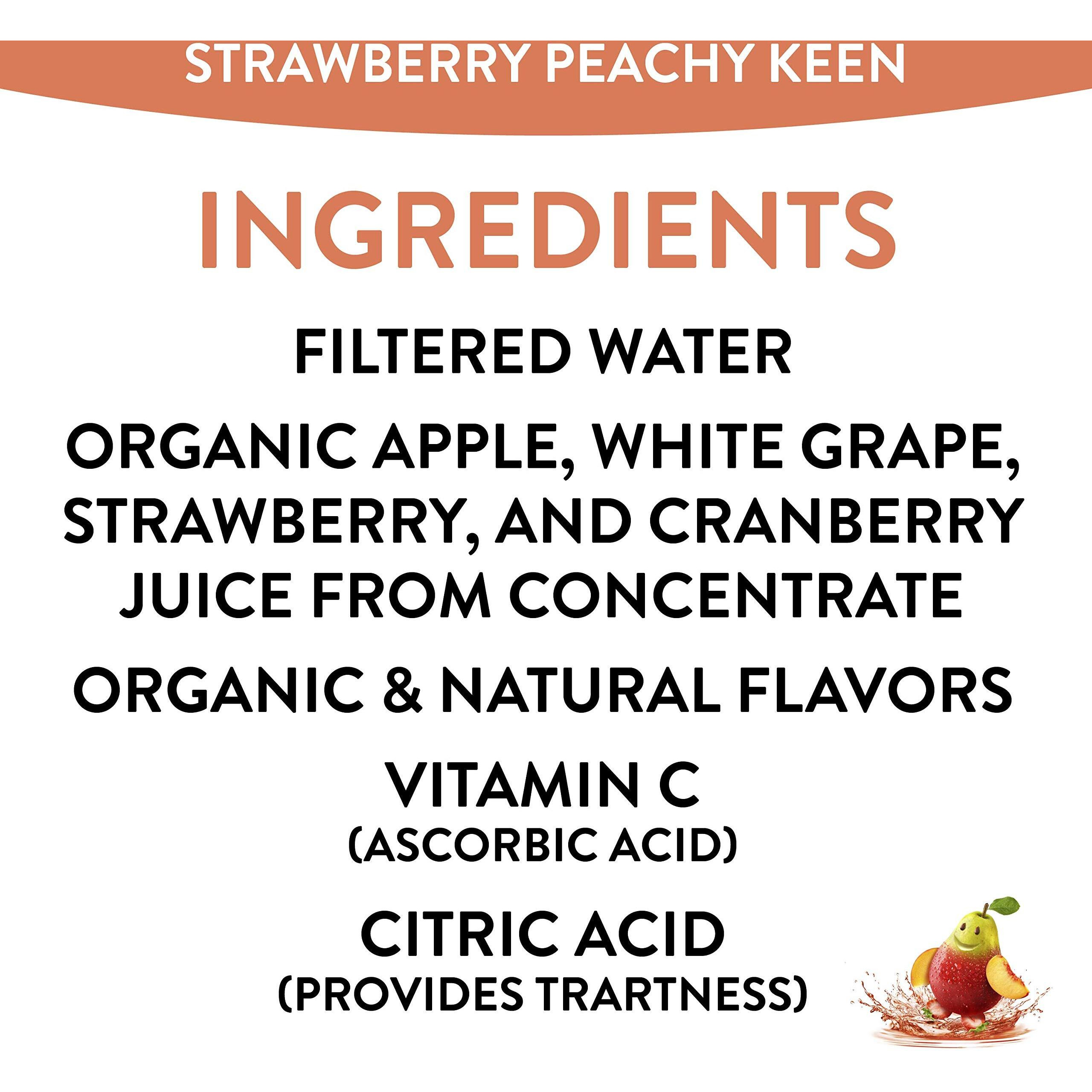 Honest Kids Strawberry Peachy, Organic Juice Drink, 6 Fl Oz Juice Boxes, Pack Of 40, Strawberry Peach, 6 Fl Oz (Pack Of 40)